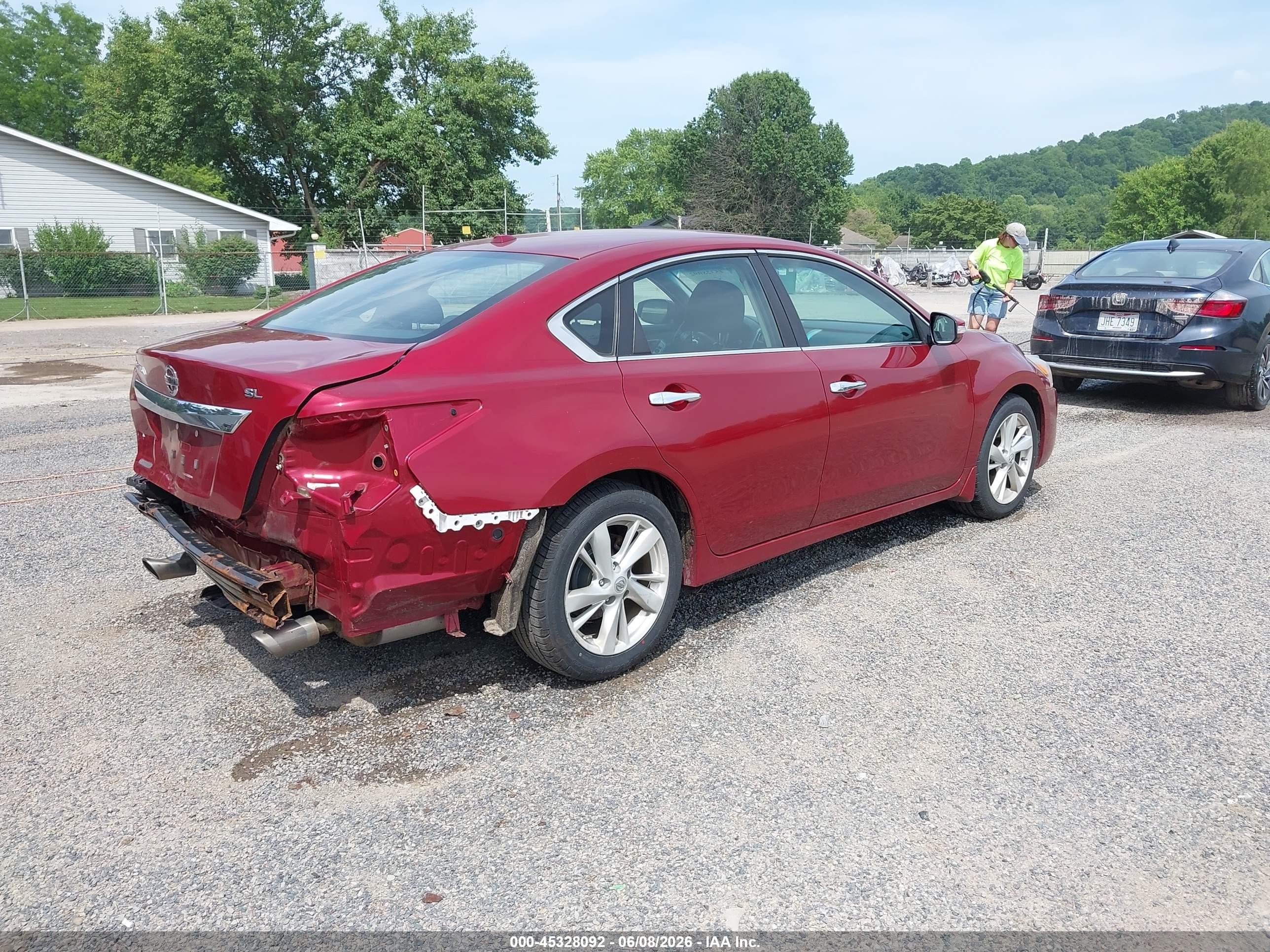2015 Nissan Altima 2.5 Sl Red vin: 1N4AL3AP4FC449834