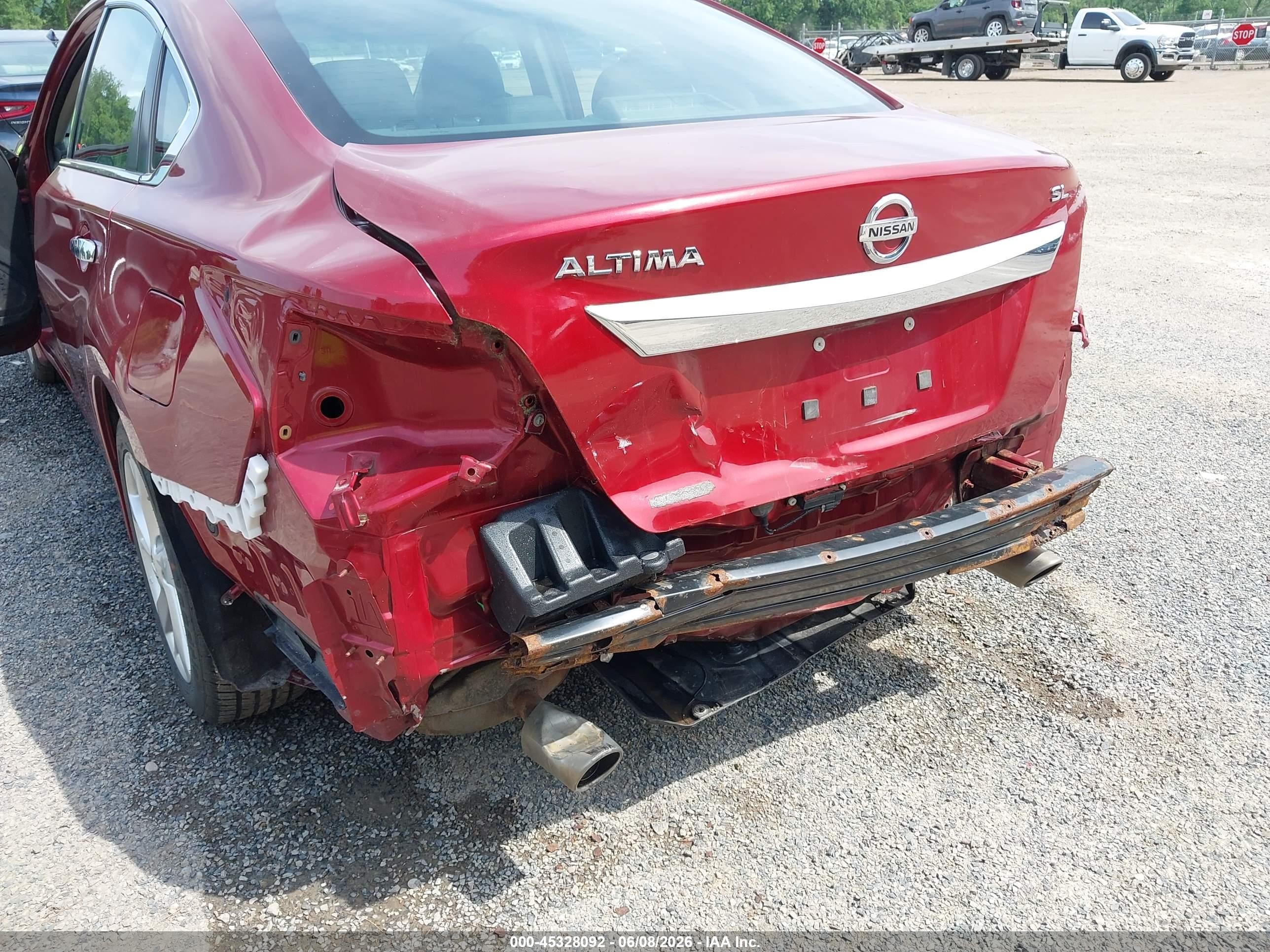 2015 Nissan Altima 2.5 Sl Red vin: 1N4AL3AP4FC449834