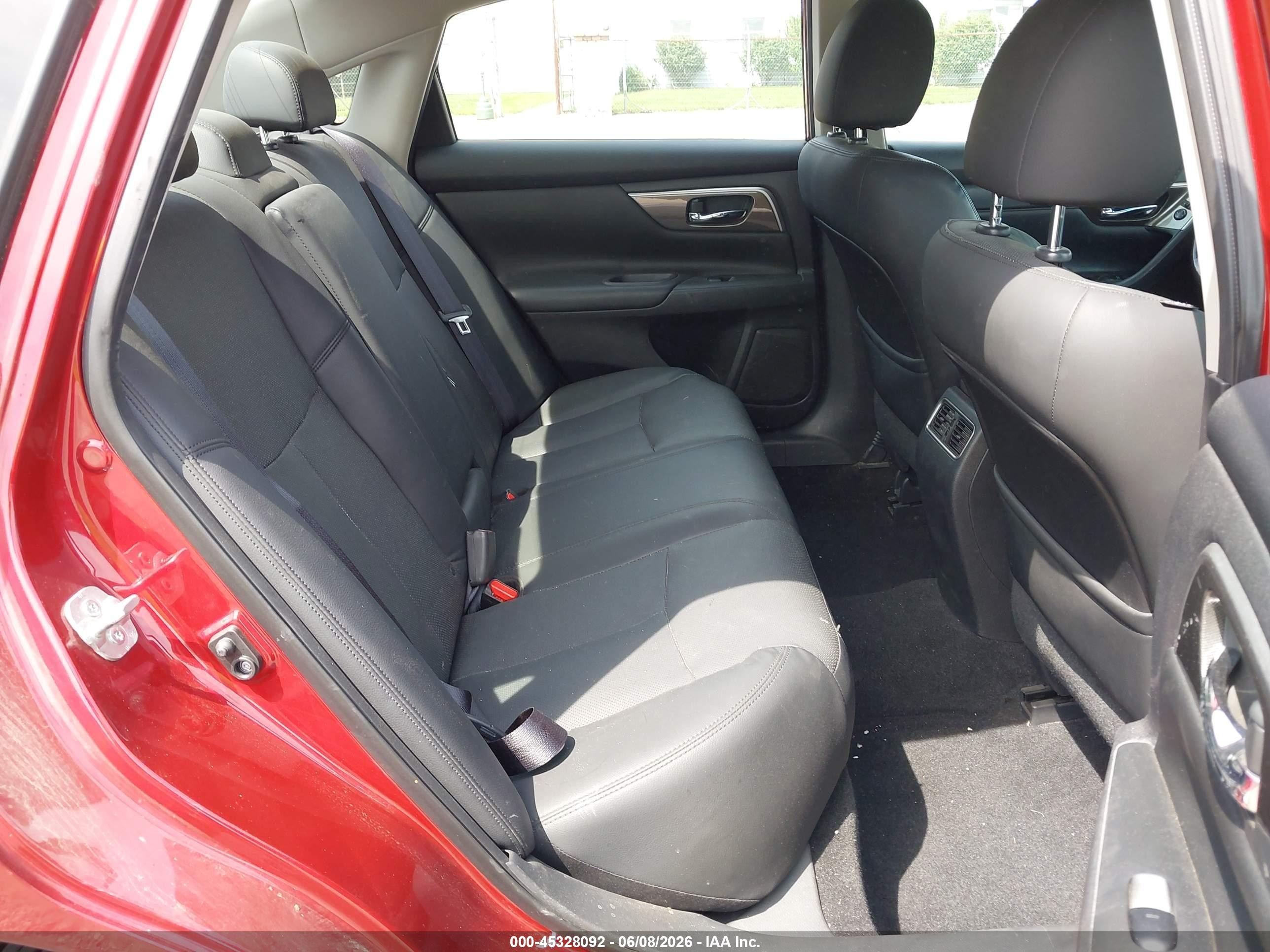 2015 Nissan Altima 2.5 Sl Red vin: 1N4AL3AP4FC449834