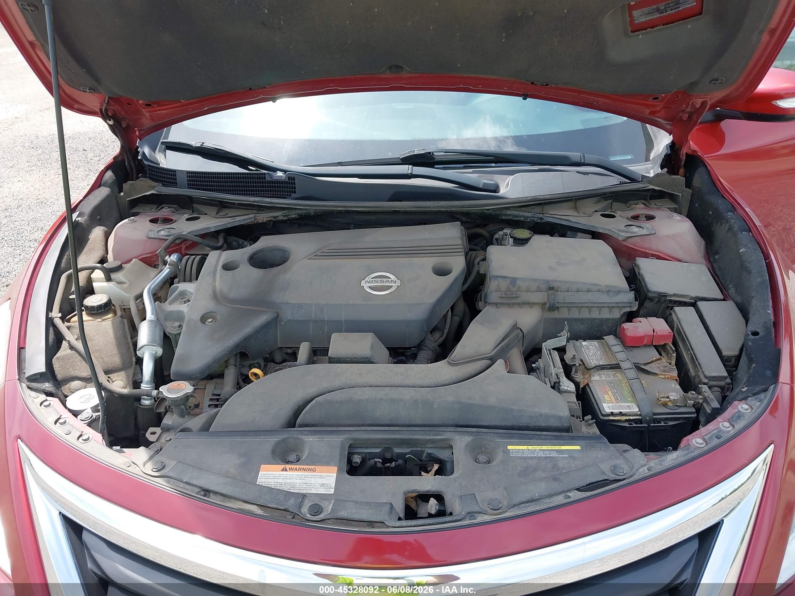 2015 Nissan Altima 2.5 Sl Red vin: 1N4AL3AP4FC449834