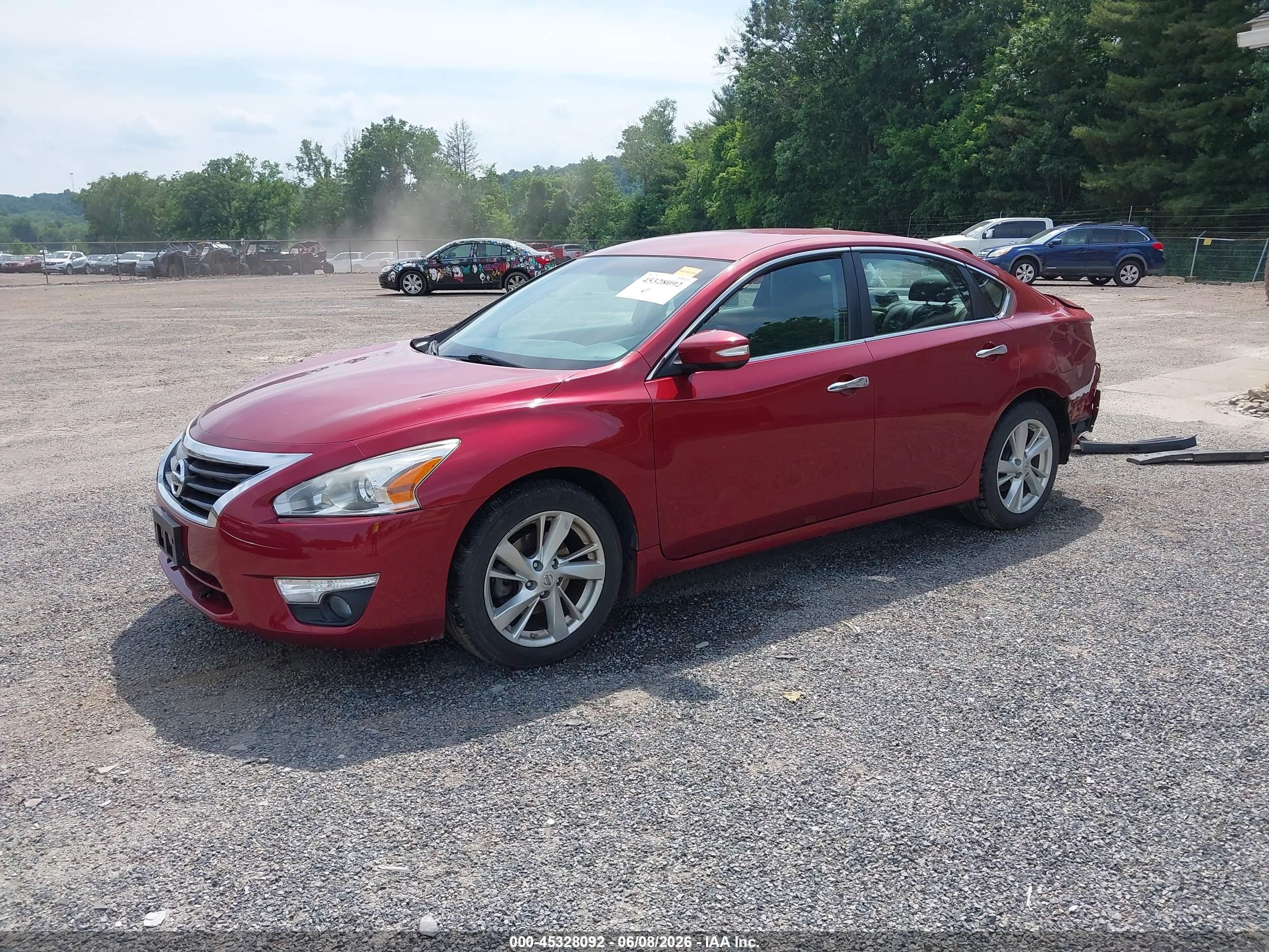 2015 Nissan Altima 2.5 Sl Red vin: 1N4AL3AP4FC449834