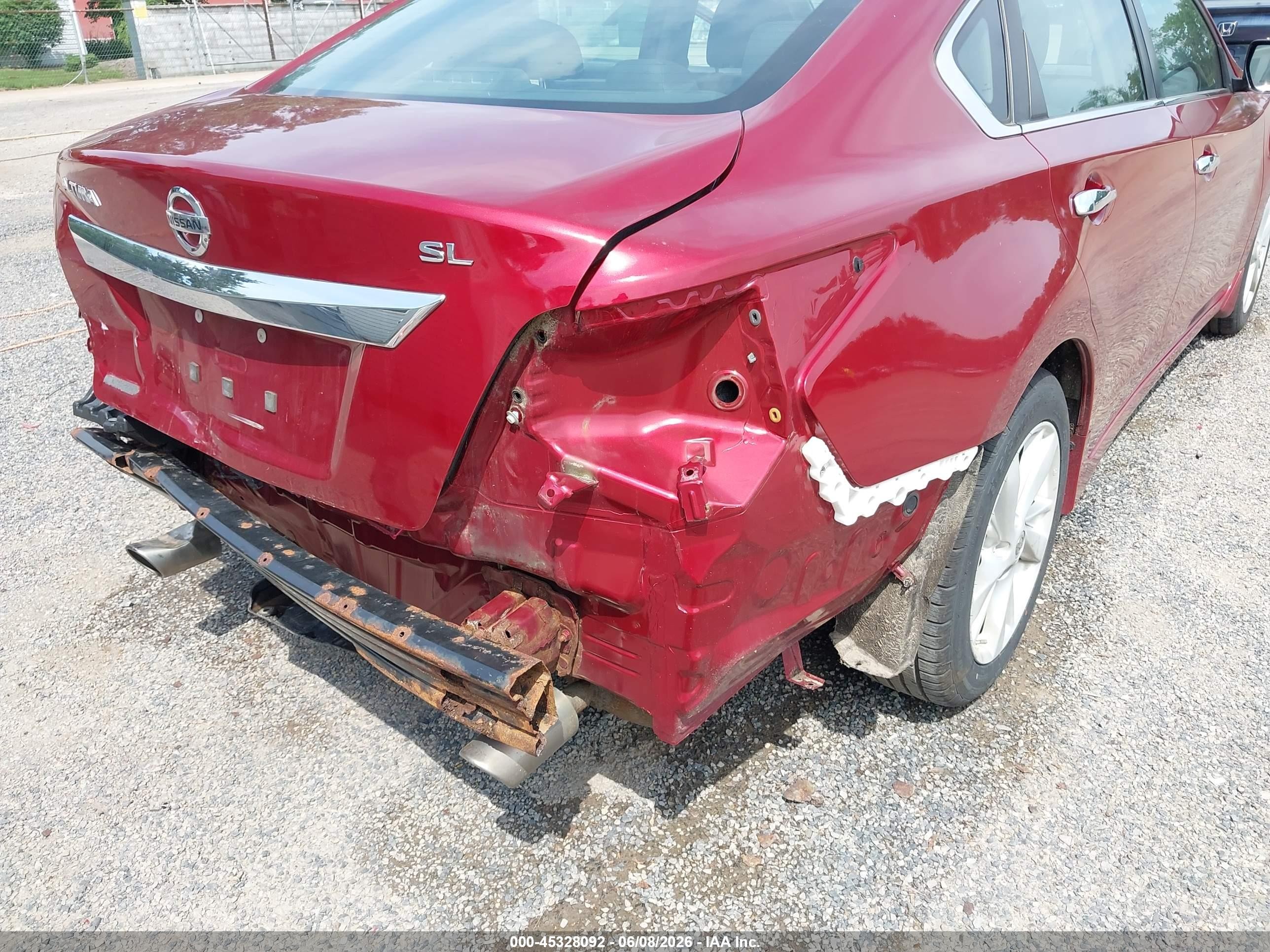 2015 Nissan Altima 2.5 Sl Red vin: 1N4AL3AP4FC449834