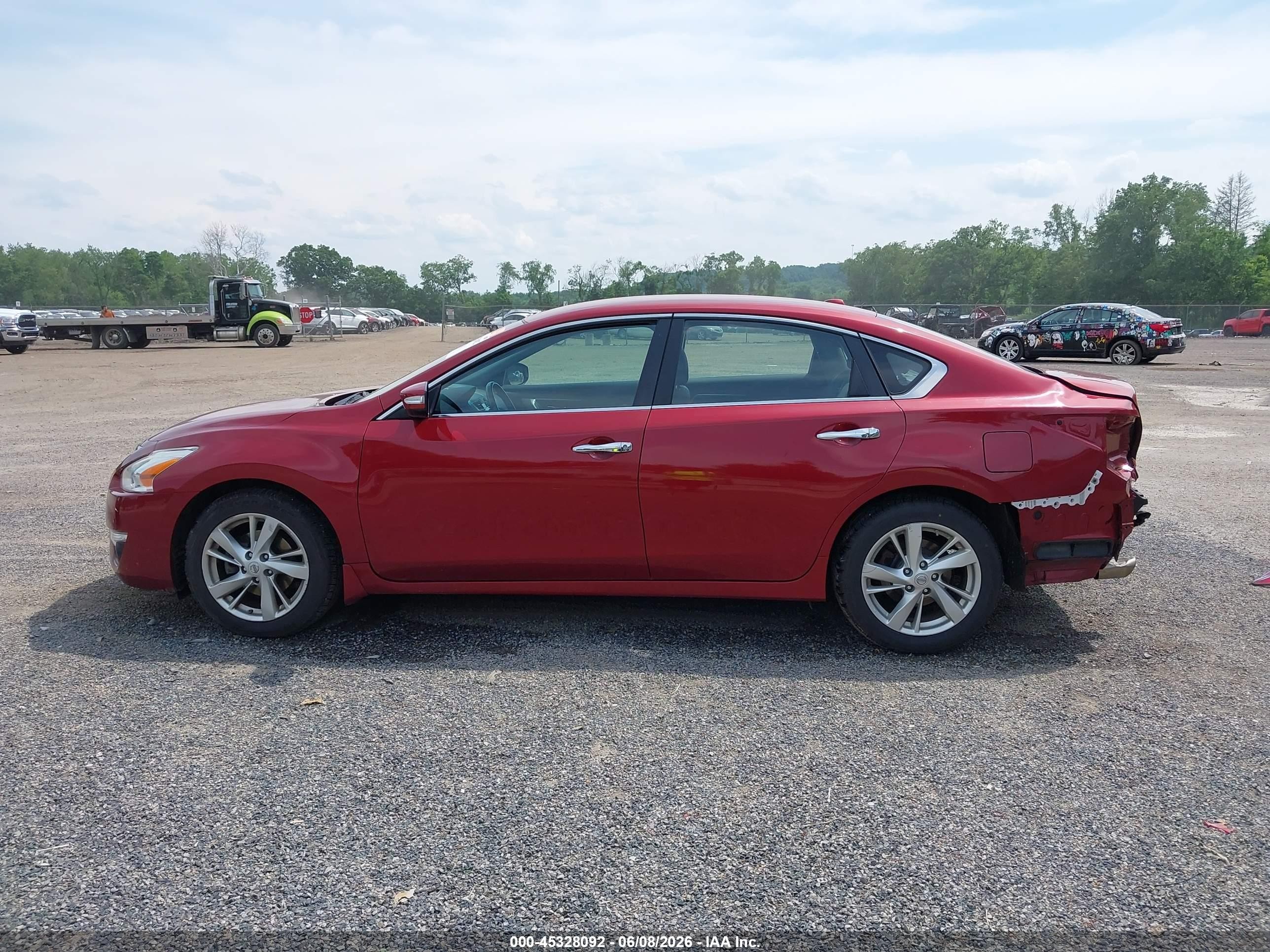 2015 Nissan Altima 2.5 Sl Red vin: 1N4AL3AP4FC449834