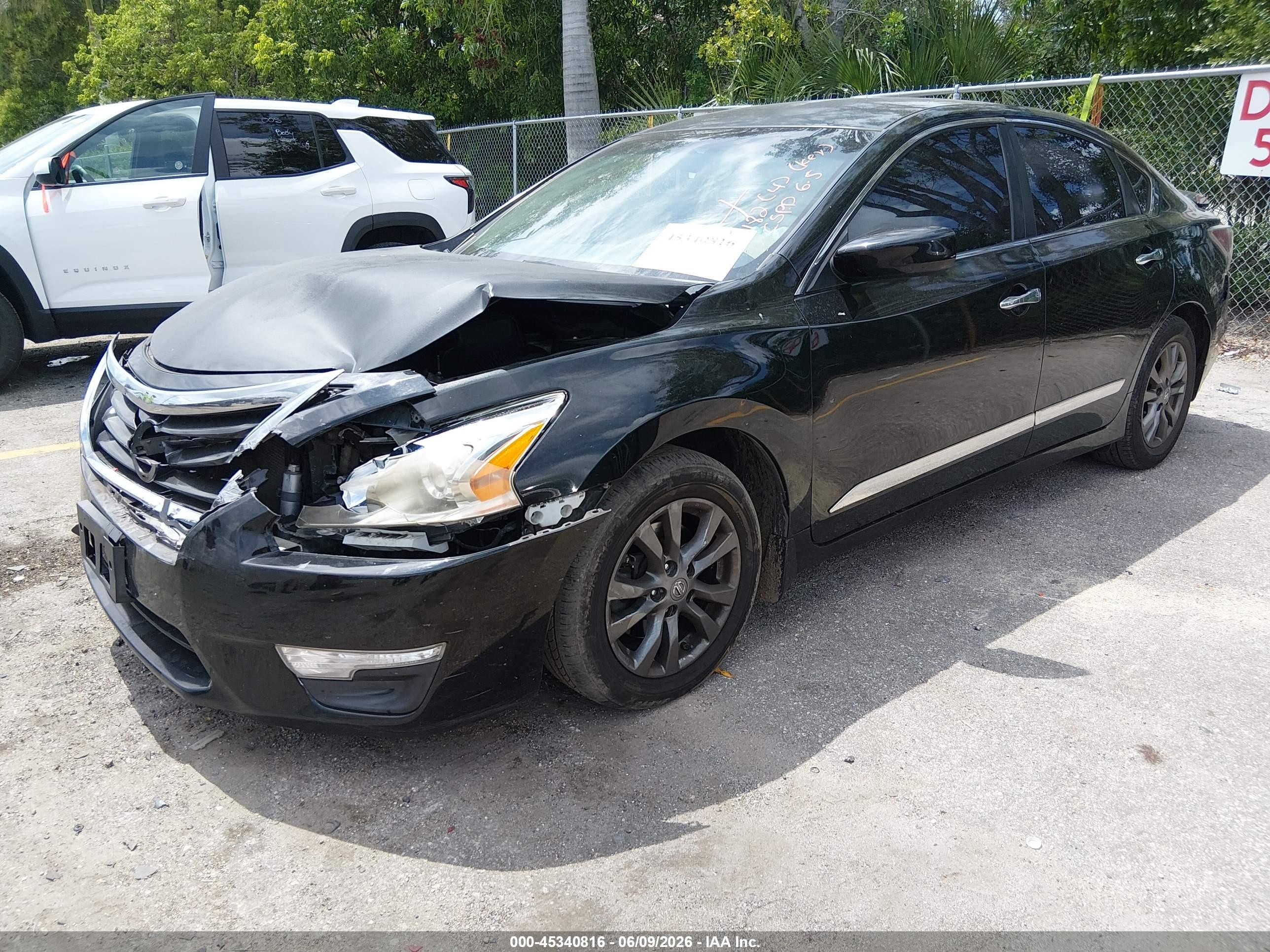 2015 Nissan Altima 2.5 S Black vin: 1N4AL3AP4FC459182