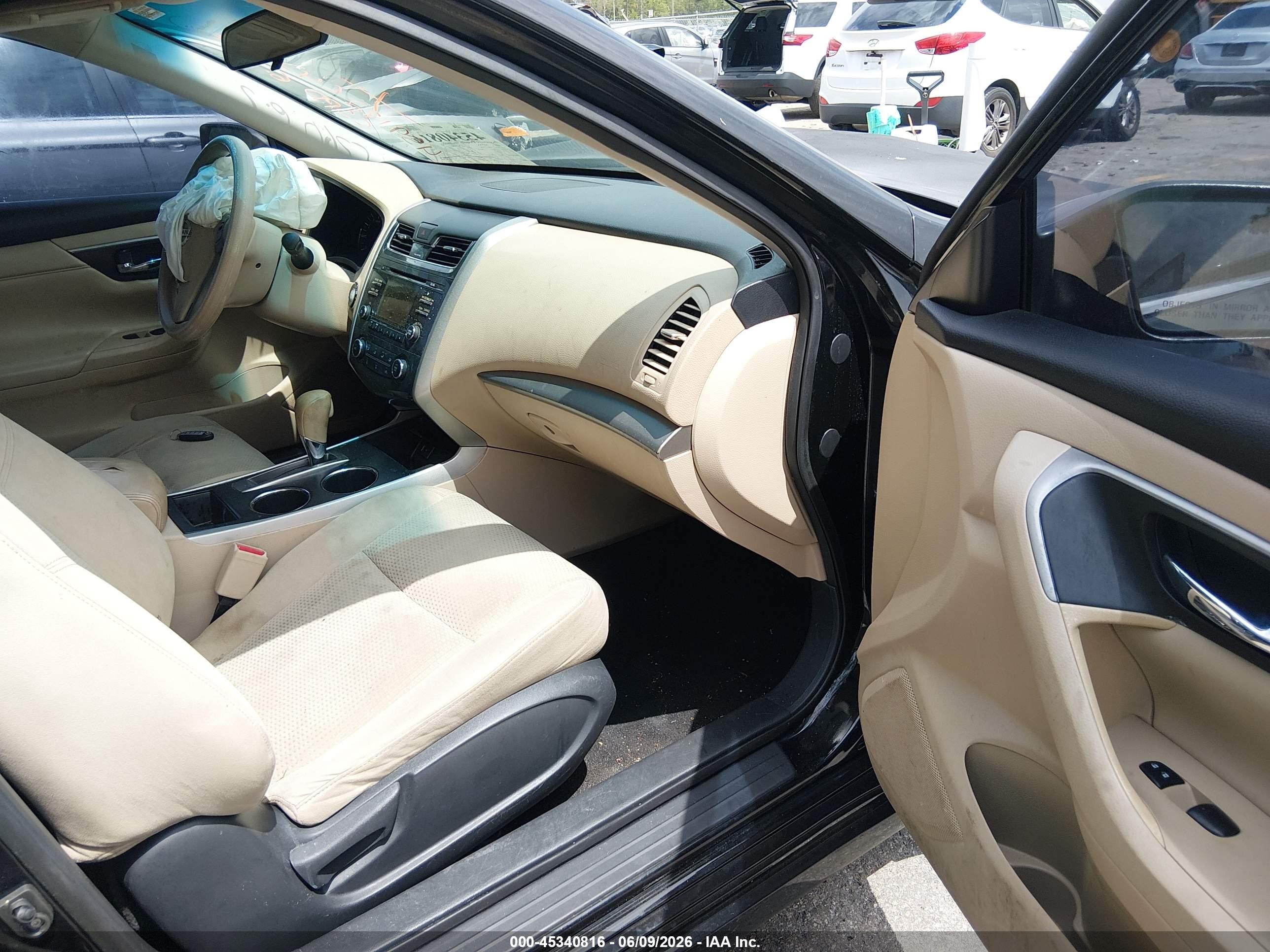 2015 Nissan Altima 2.5 S Black vin: 1N4AL3AP4FC459182
