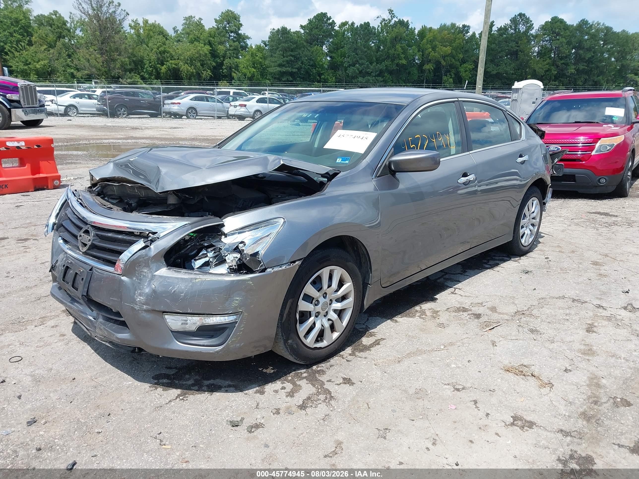 2015 Nissan Altima 2.5 S Gray vin: 1N4AL3AP4FC461224