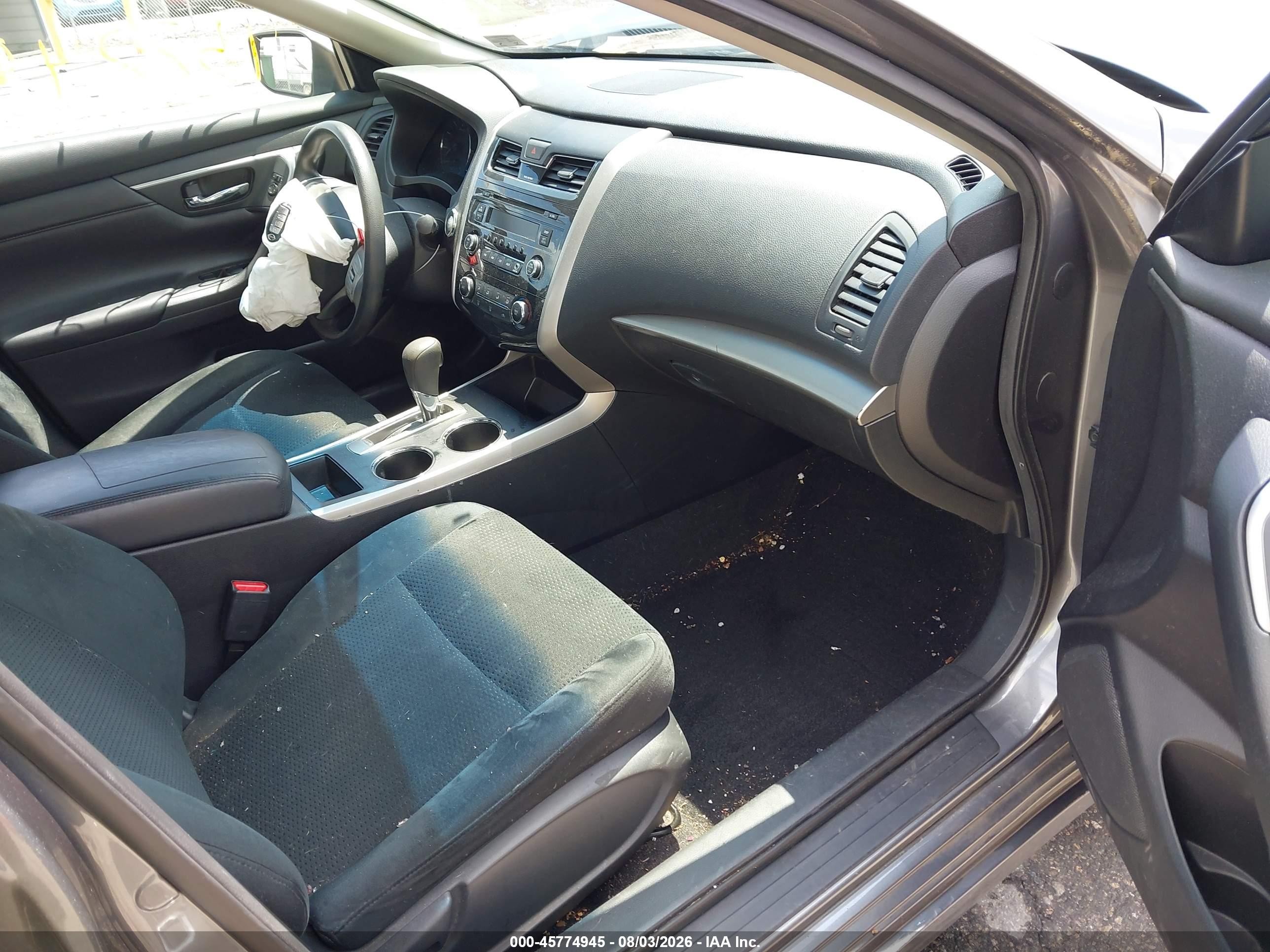 2015 Nissan Altima 2.5 S Gray vin: 1N4AL3AP4FC461224