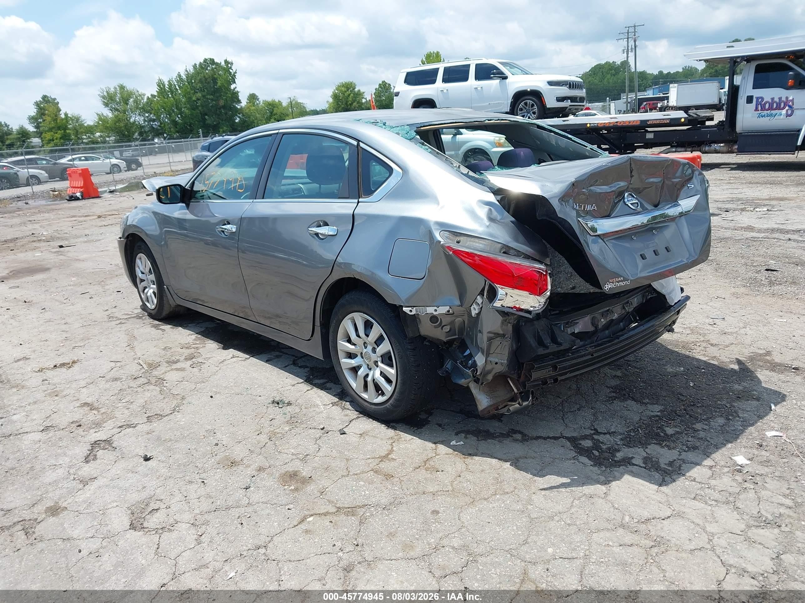 2015 Nissan Altima 2.5 S Gray vin: 1N4AL3AP4FC461224