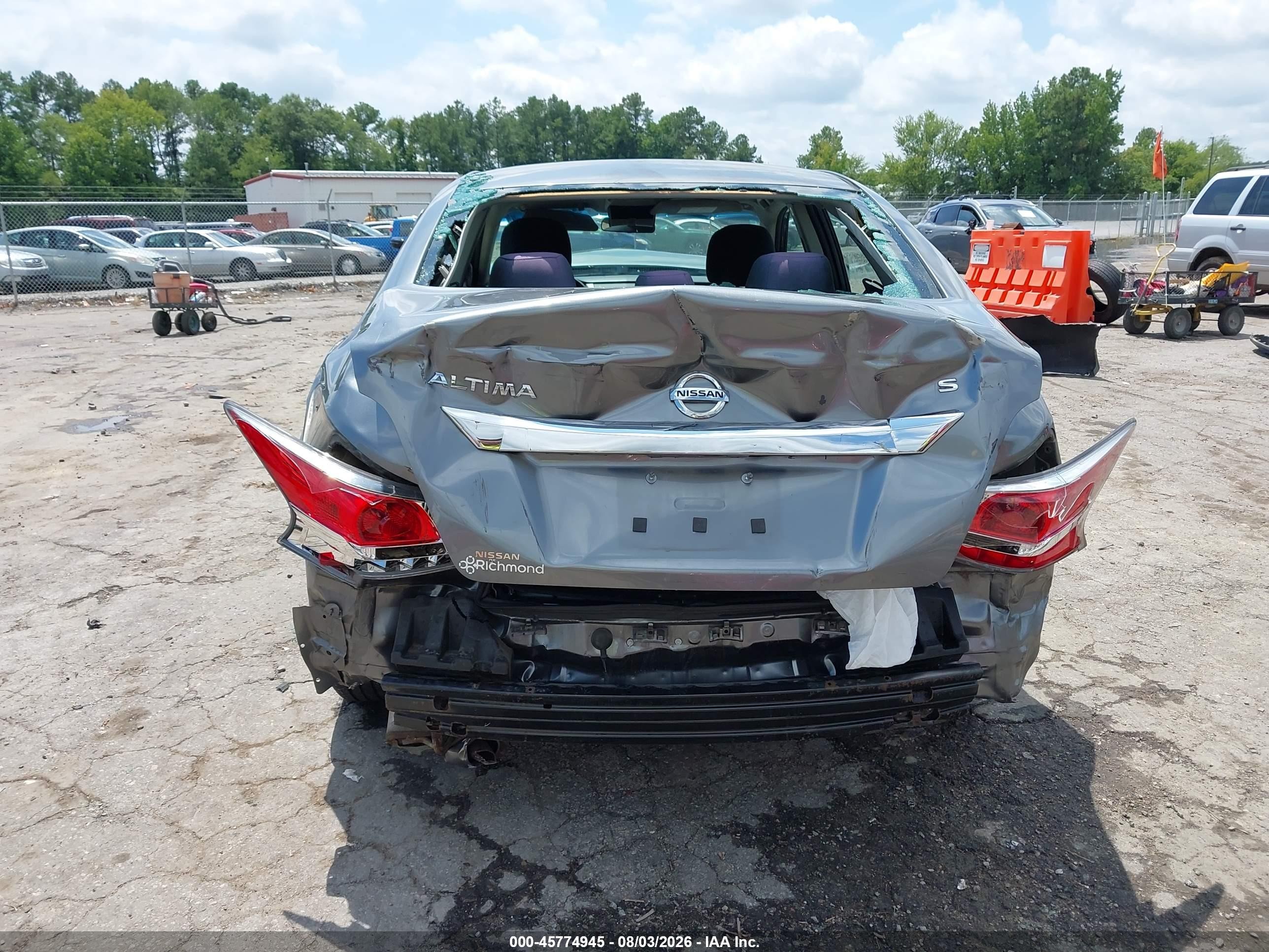 2015 Nissan Altima 2.5 S Gray vin: 1N4AL3AP4FC461224