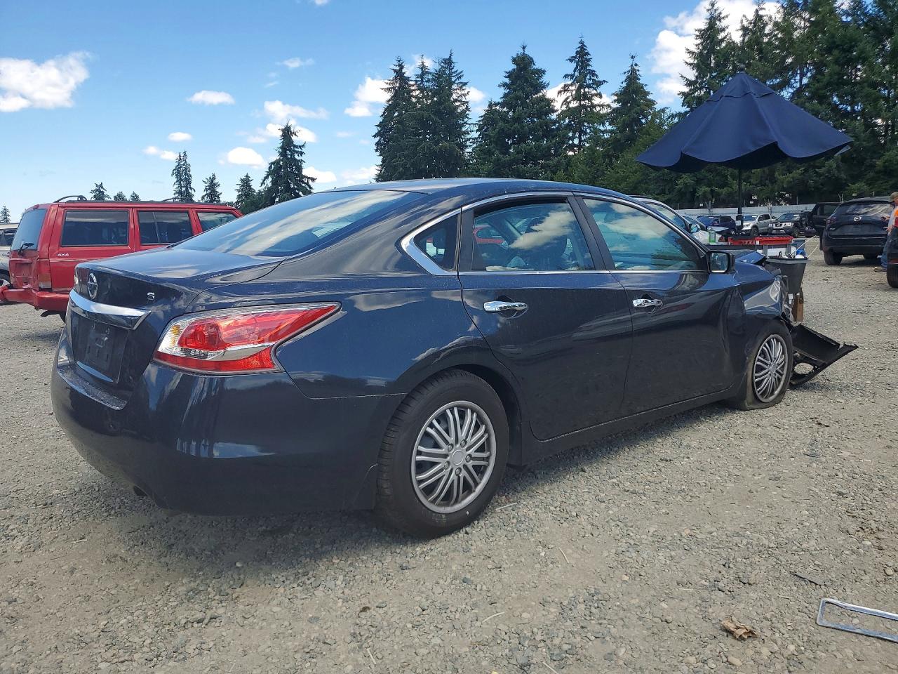 2015 Nissan Altima 2.5 S Black vin: 1N4AL3AP4FC478329