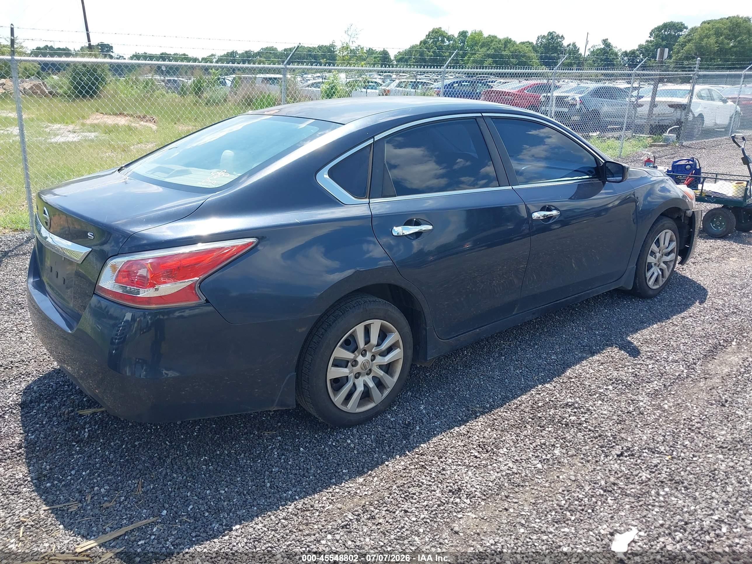2015 Nissan Altima 2.5 S Black vin: 1N4AL3AP4FC485880