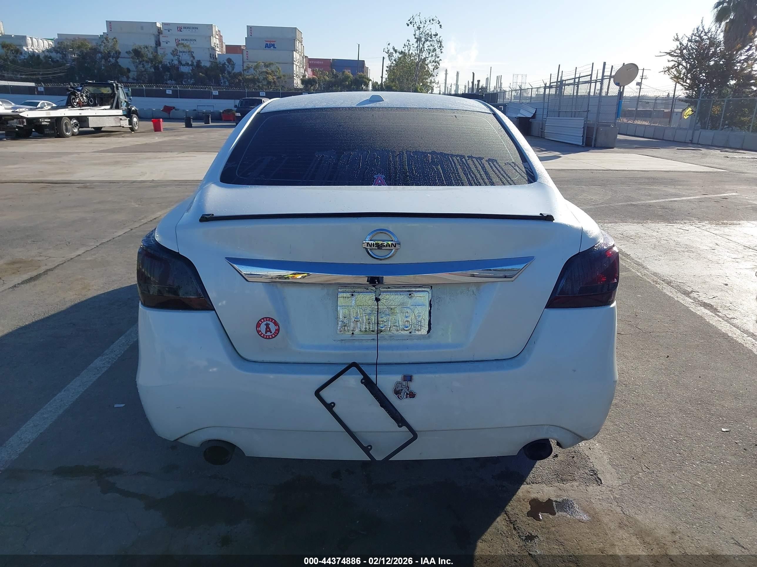 2015 Nissan Altima 2.5 Sv White vin: 1N4AL3AP4FC486639