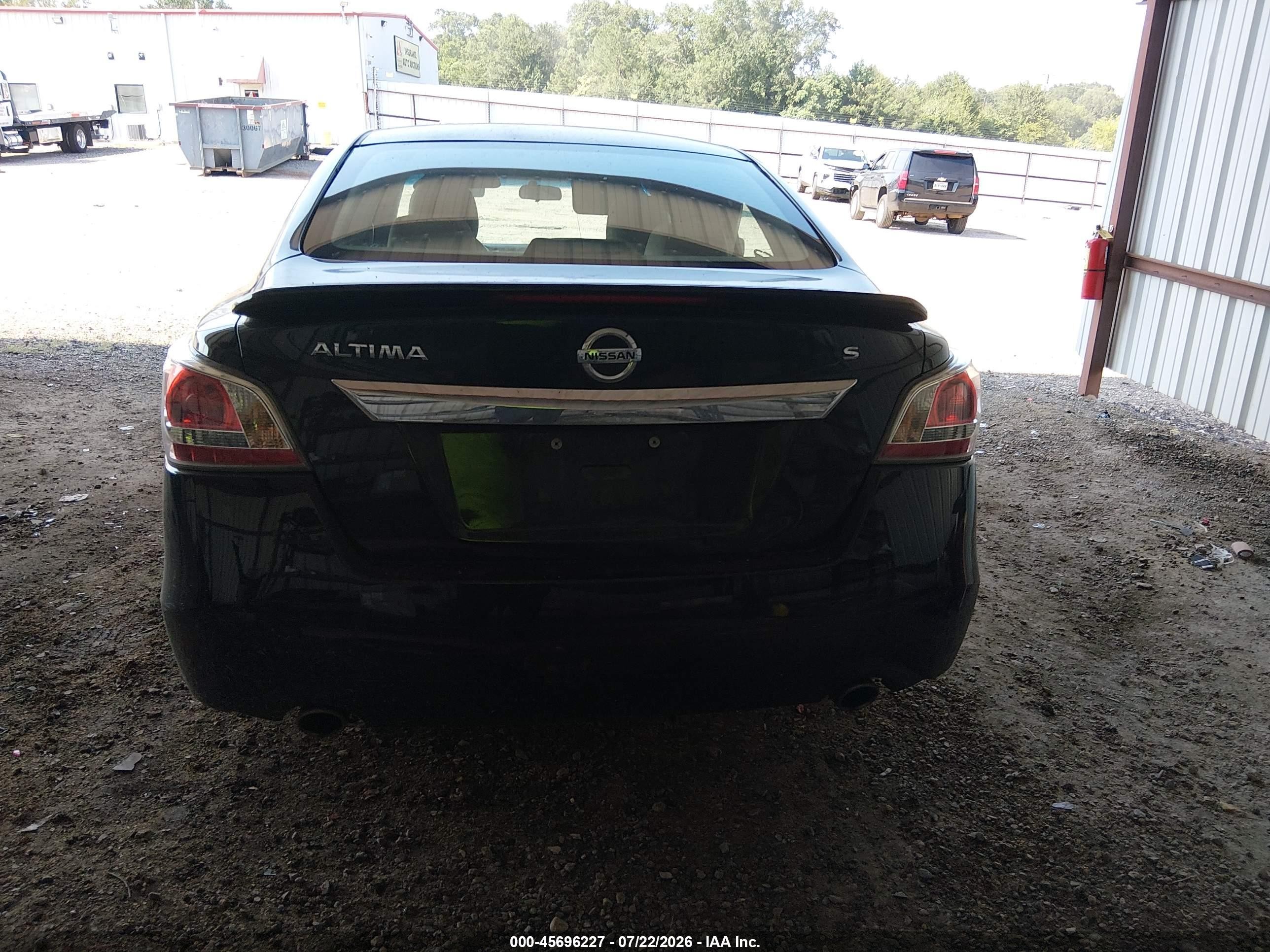 2015 Nissan Altima 2.5 S Black vin: 1N4AL3AP4FC570749