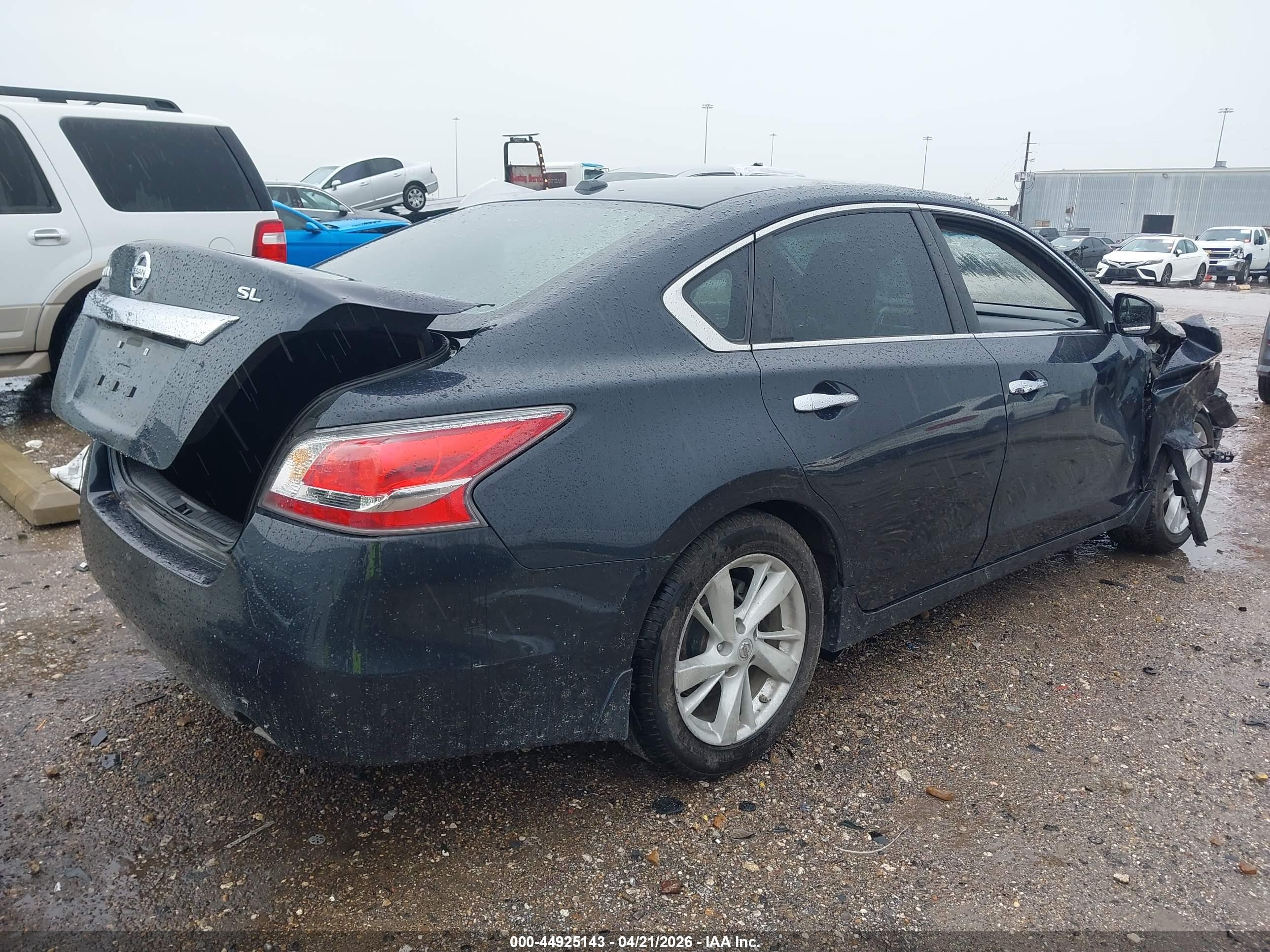 2015 Nissan Altima 2.5 Sl Blue vin: 1N4AL3AP4FC589608