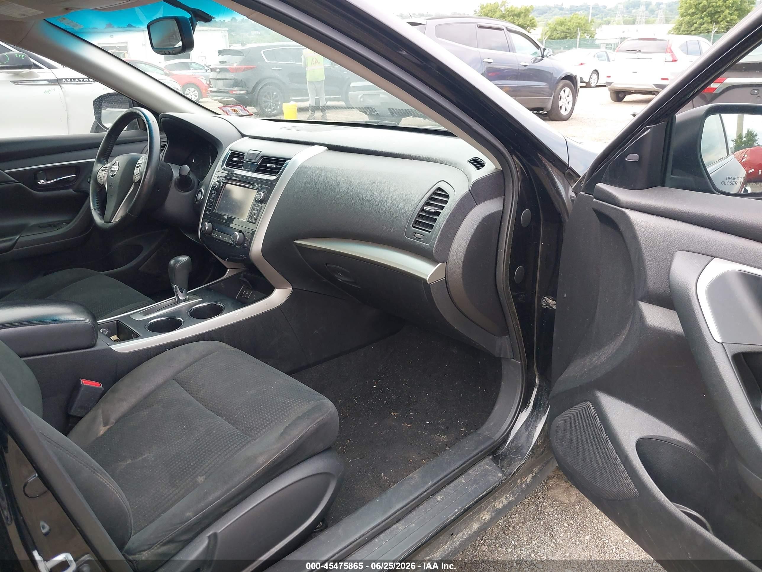 2015 Nissan Altima 2.5 Sv Black vin: 1N4AL3AP4FC598728