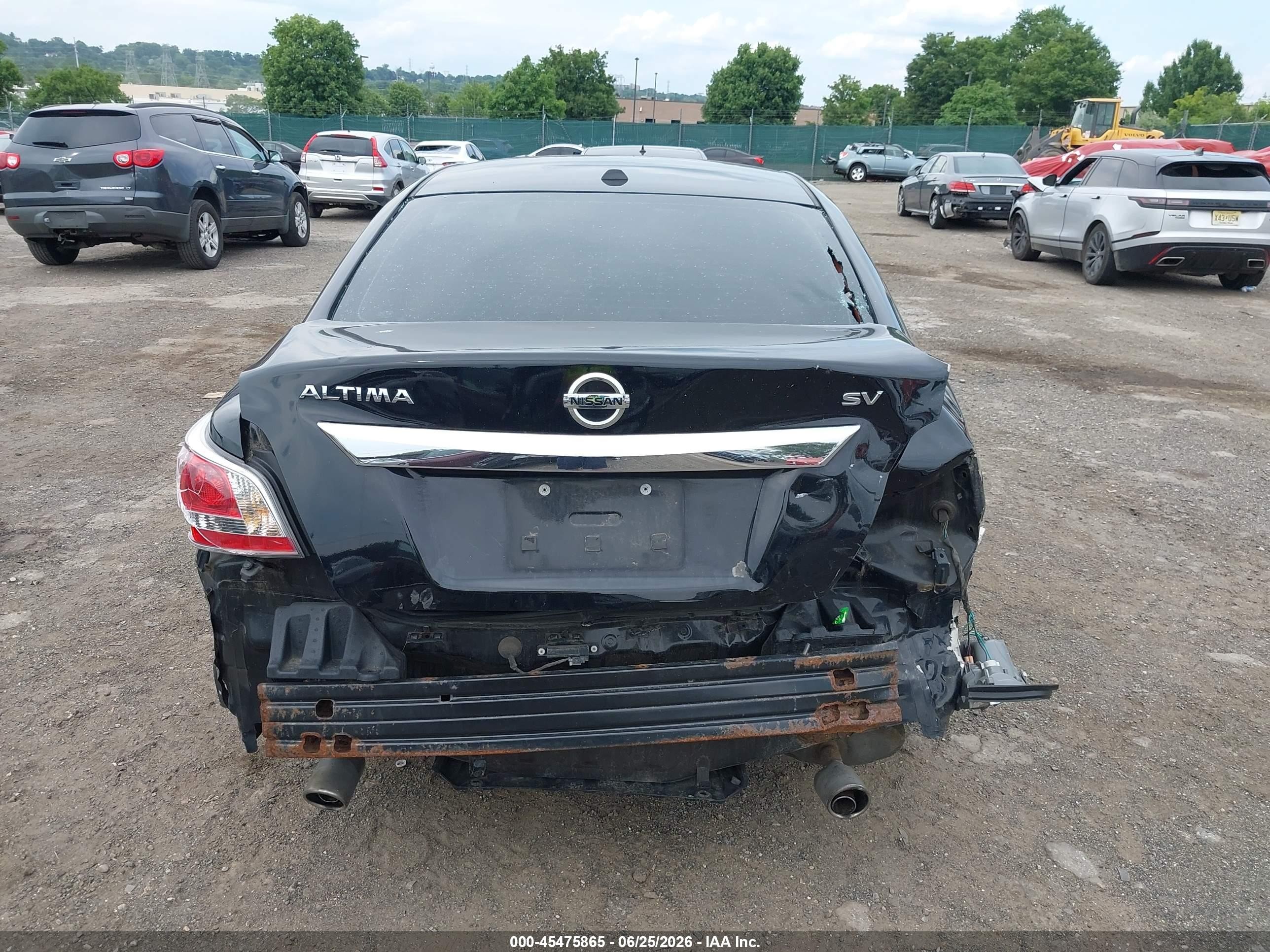 2015 Nissan Altima 2.5 Sv Black vin: 1N4AL3AP4FC598728