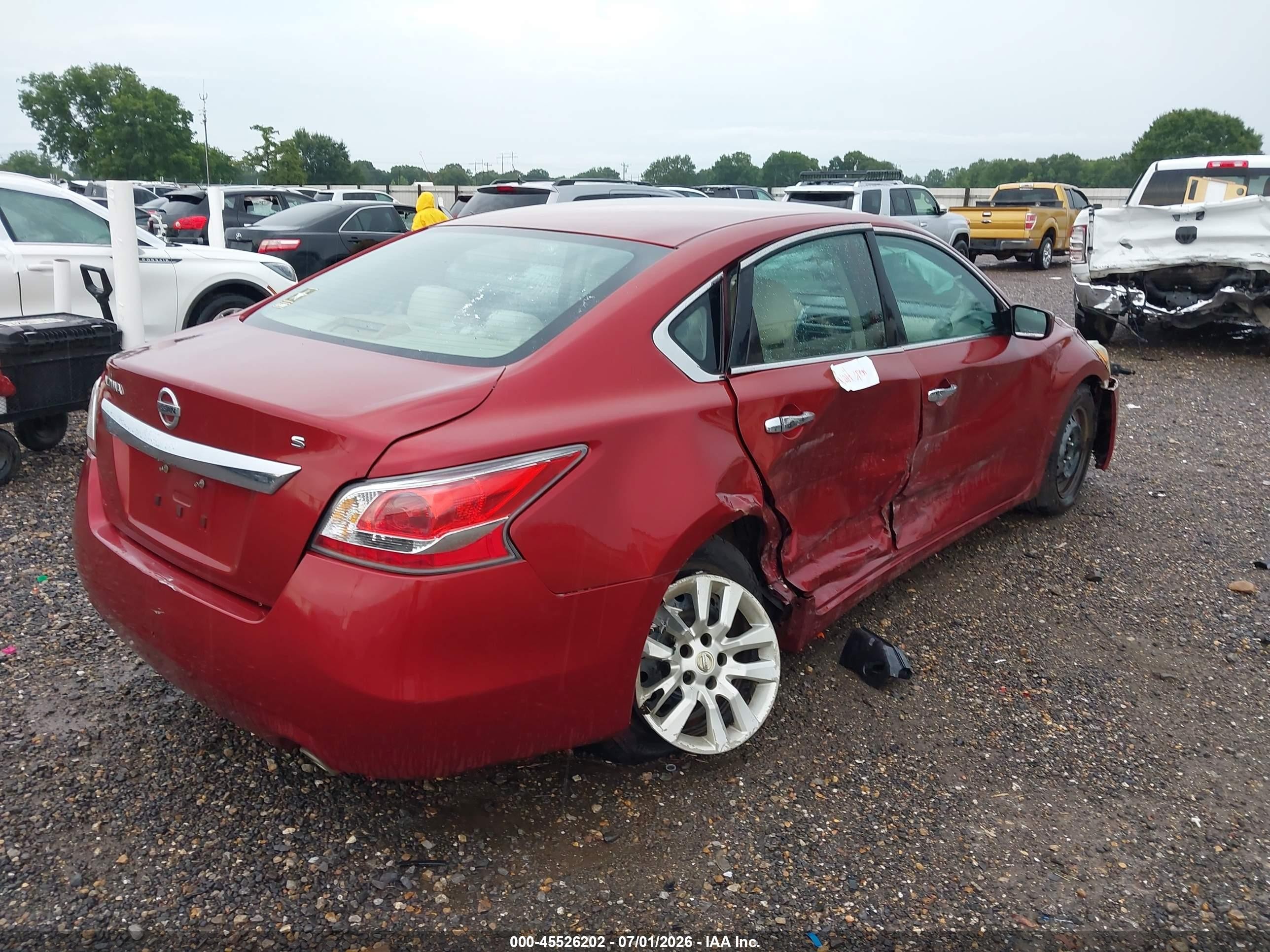 2015 Nissan Altima 2.5/2.5 S/2.5 Sl/2.5 Sv Red vin: 1N4AL3AP4FN300358