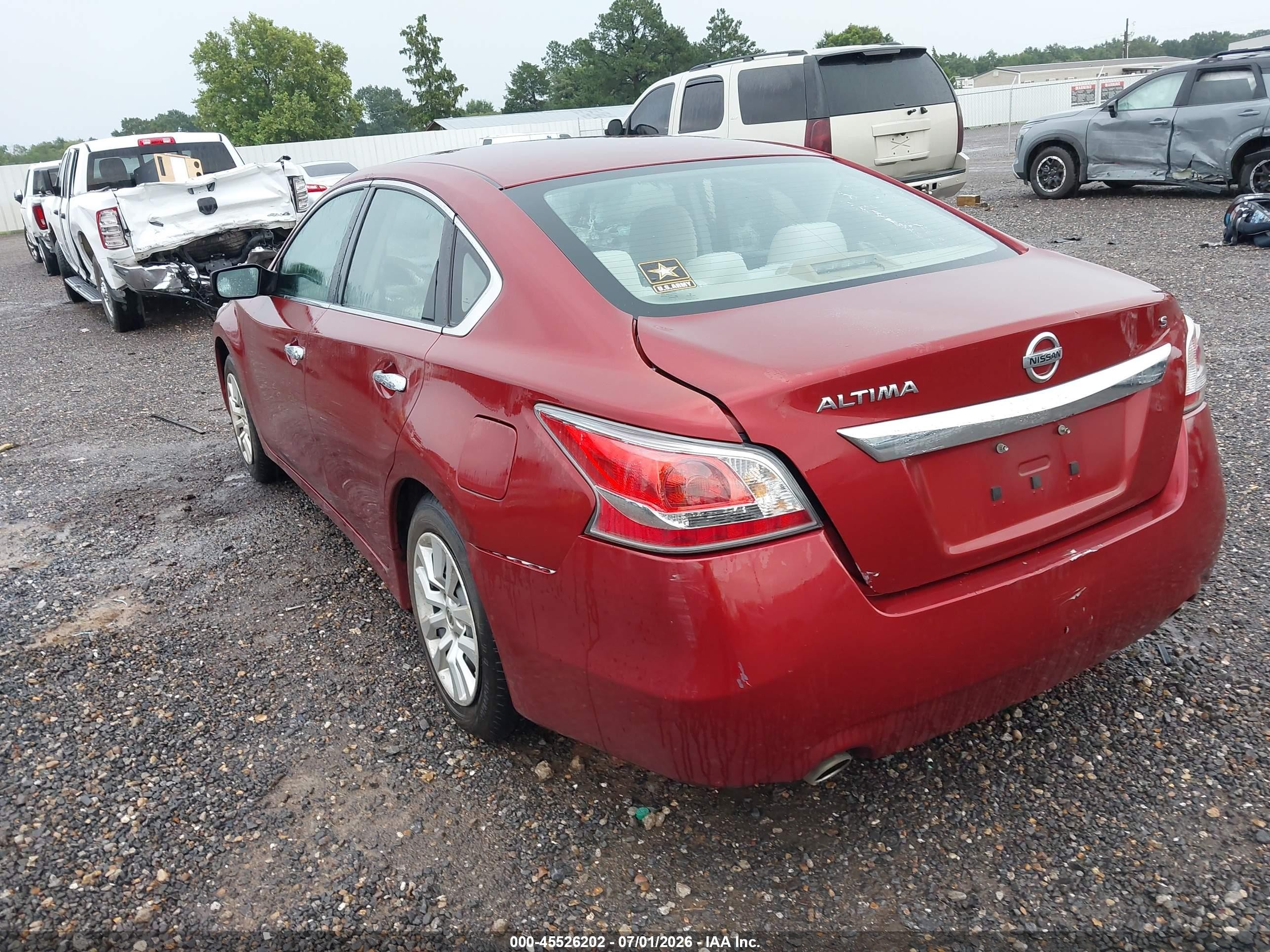 2015 Nissan Altima 2.5/2.5 S/2.5 Sl/2.5 Sv Red vin: 1N4AL3AP4FN300358