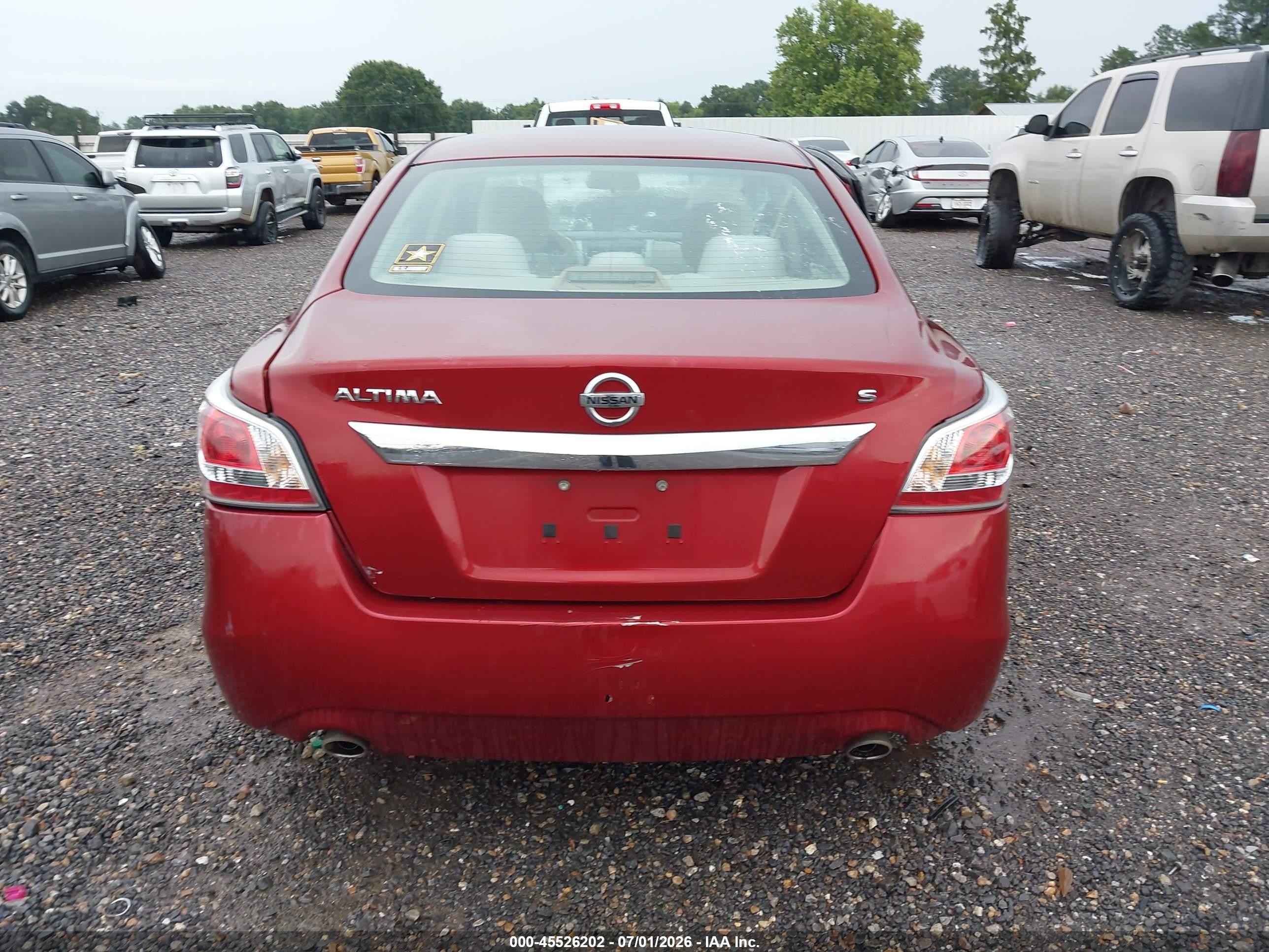 2015 Nissan Altima 2.5/2.5 S/2.5 Sl/2.5 Sv Red vin: 1N4AL3AP4FN300358