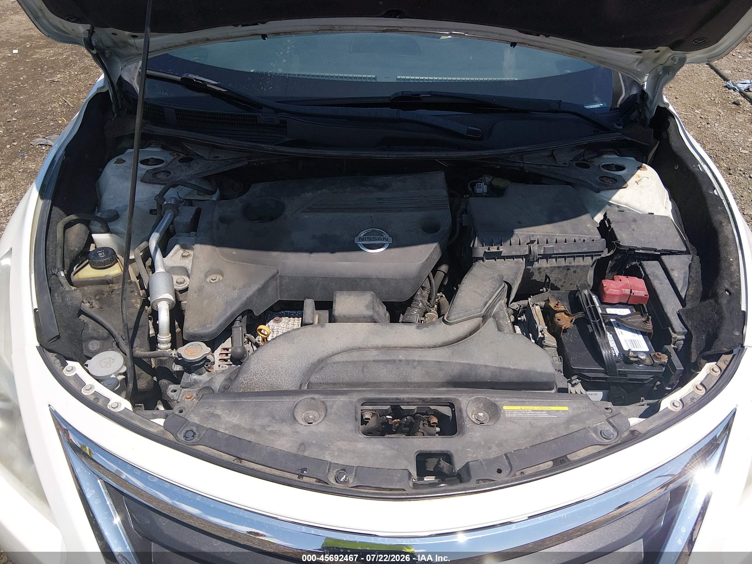 2015 Nissan Altima 2.5 S White vin: 1N4AL3AP4FN307794