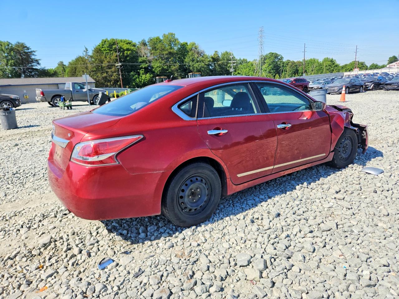 2015 Nissan Altima 2.5 S Burgundy vin: 1N4AL3AP4FN318441