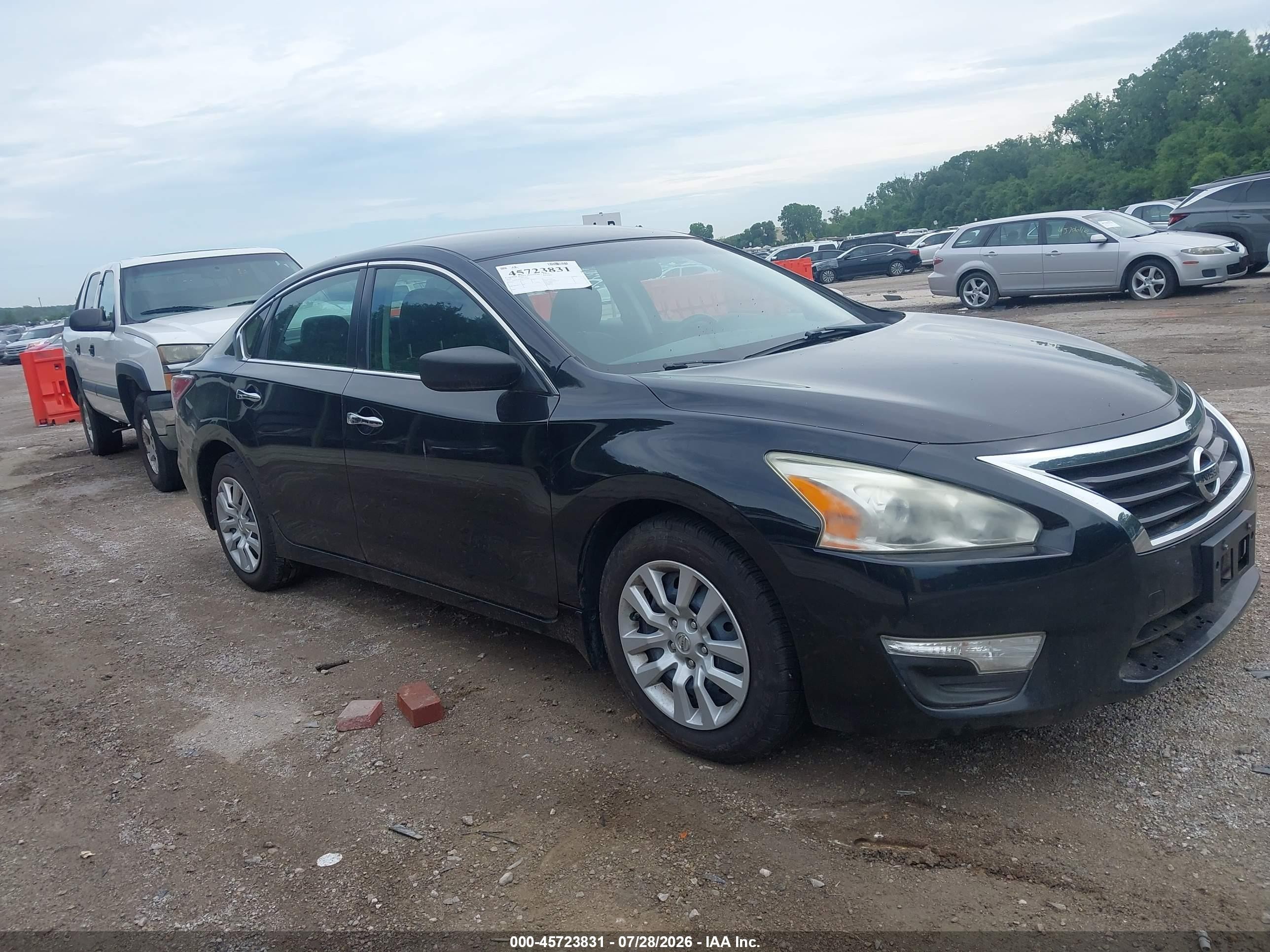 2015 Nissan Altima 2.5 S Black vin: 1N4AL3AP4FN319282