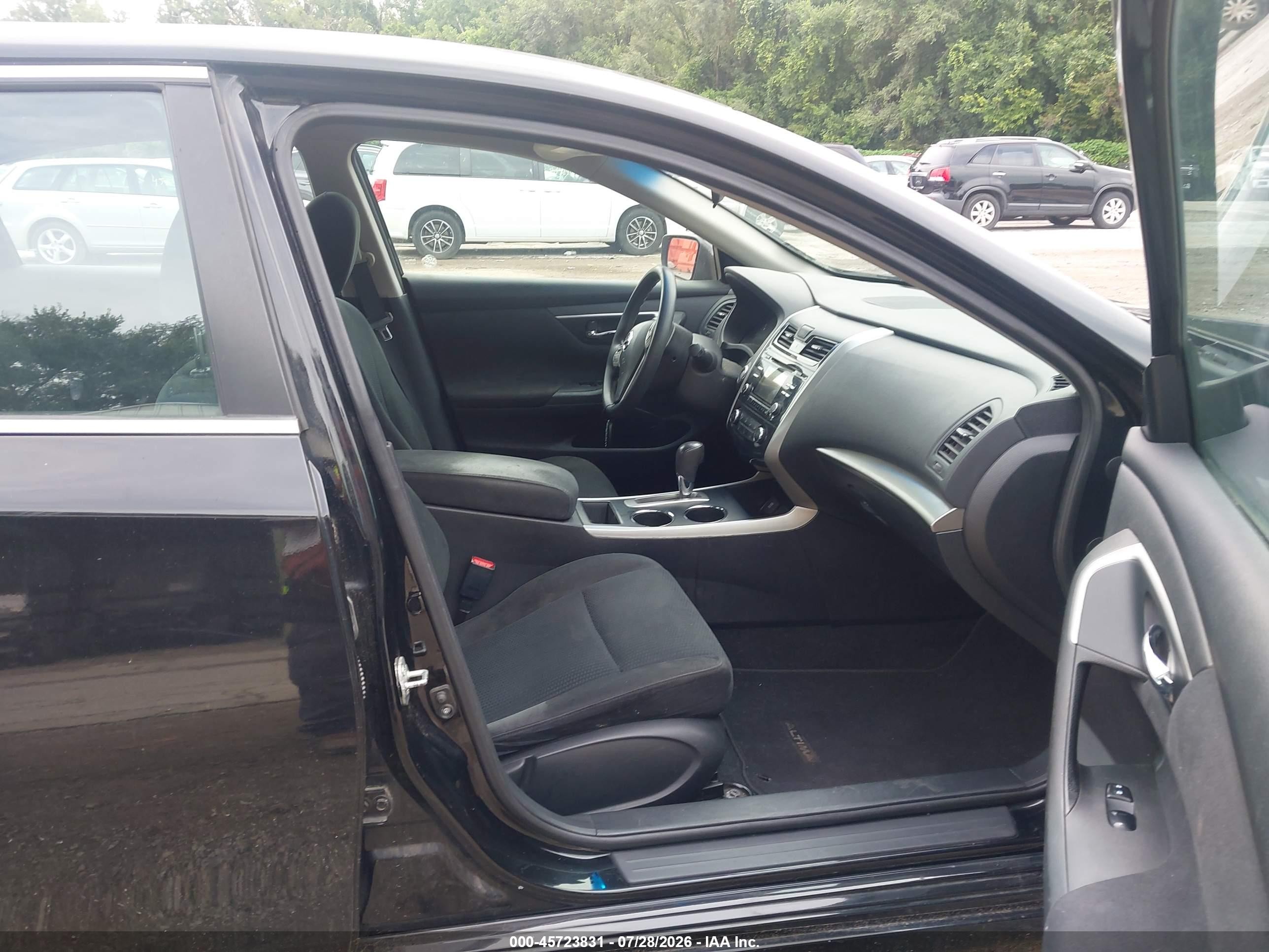 2015 Nissan Altima 2.5 S Black vin: 1N4AL3AP4FN319282