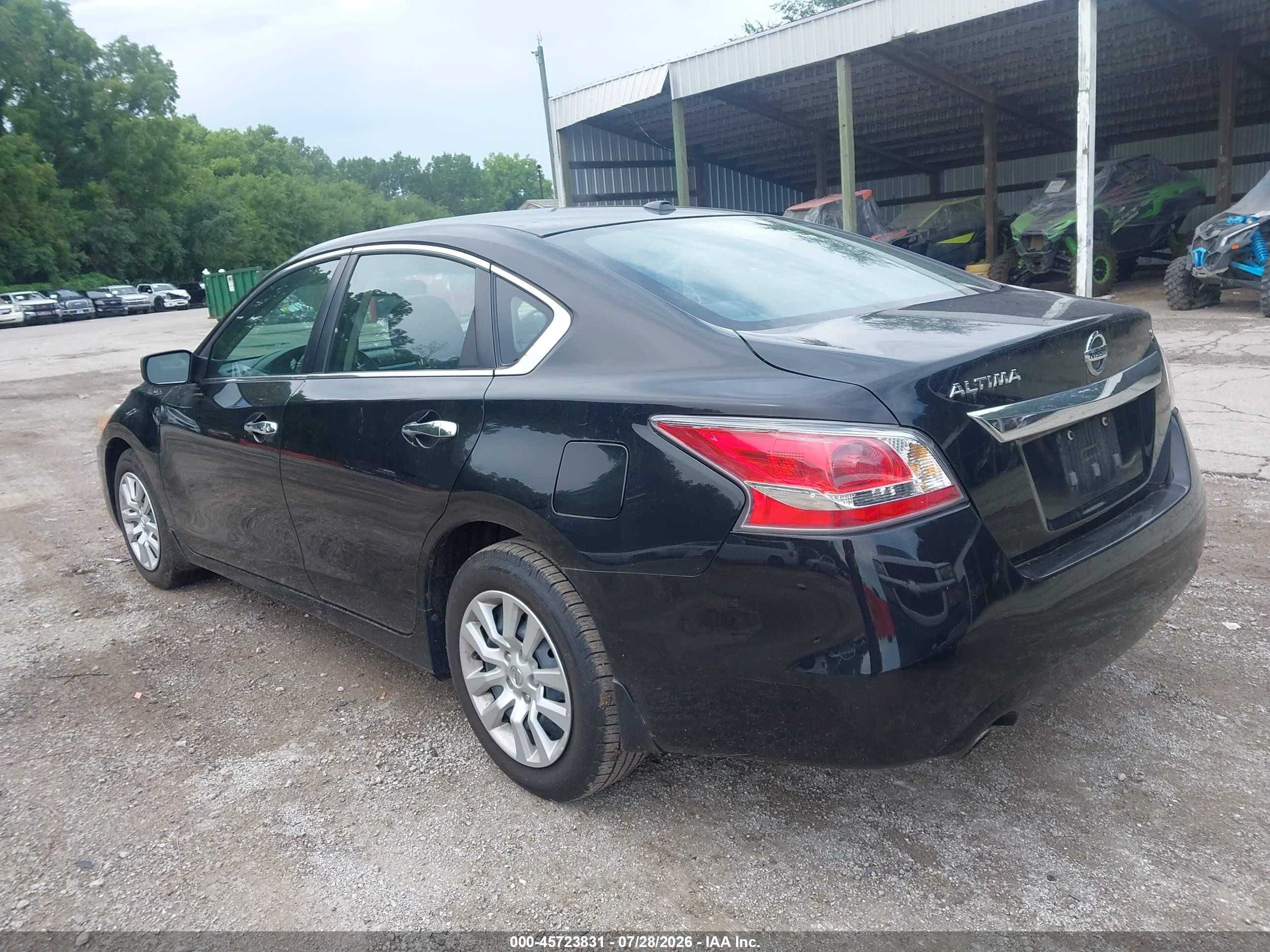 2015 Nissan Altima 2.5 S Black vin: 1N4AL3AP4FN319282