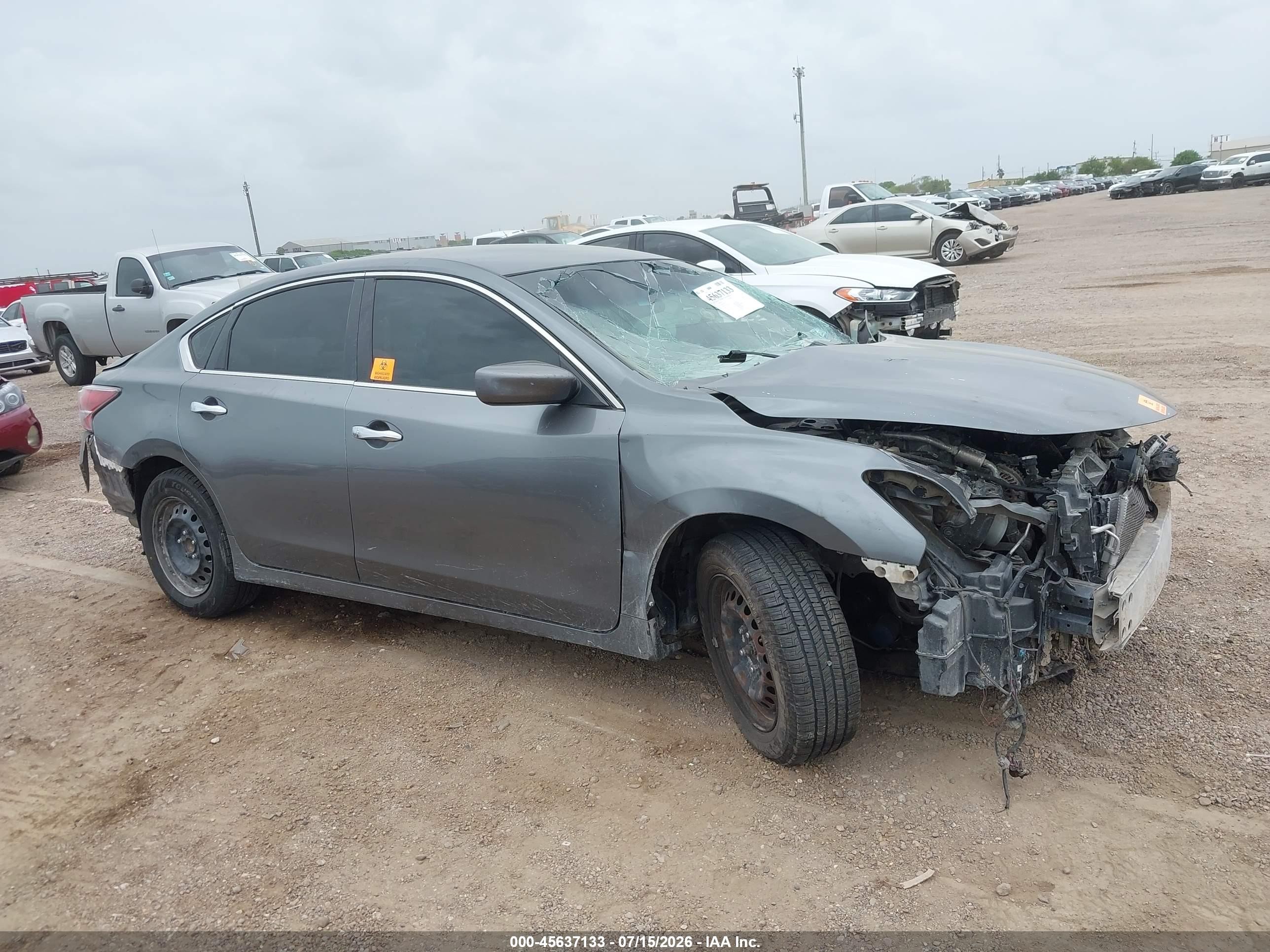 2015 Nissan Altima 2.5/2.5 S/2.5 Sl/2.5 Sv Gray vin: 1N4AL3AP4FN326779