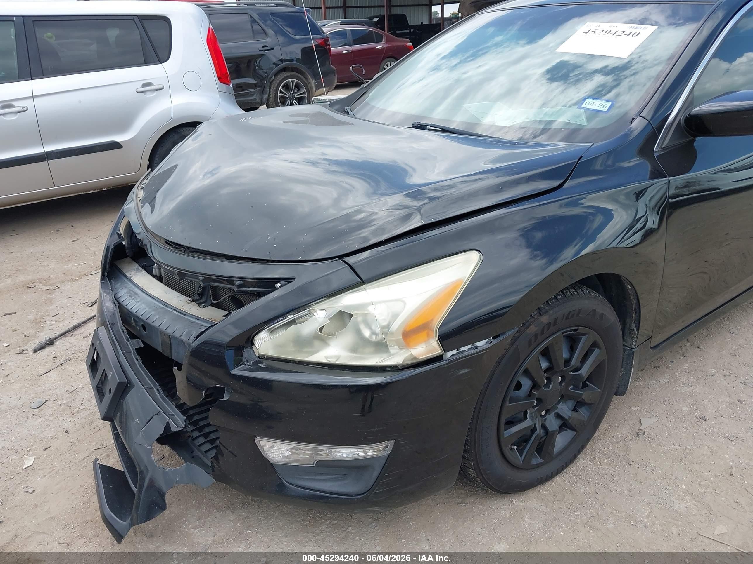 2015 Nissan Altima 2.5 S Black vin: 1N4AL3AP4FN328595