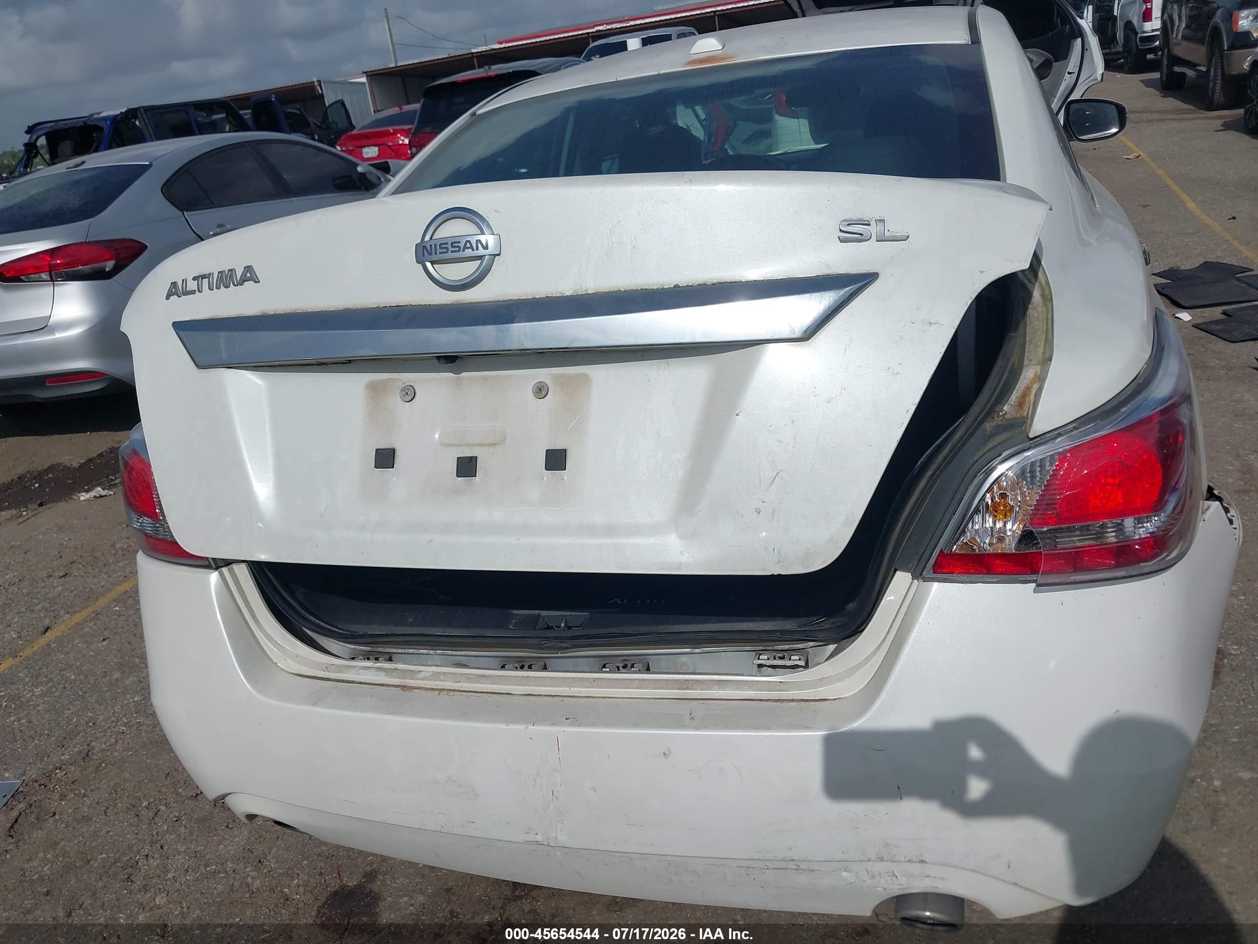 2015 Nissan Altima 2.5 Sl Белый vin: 1N4AL3AP4FN357482