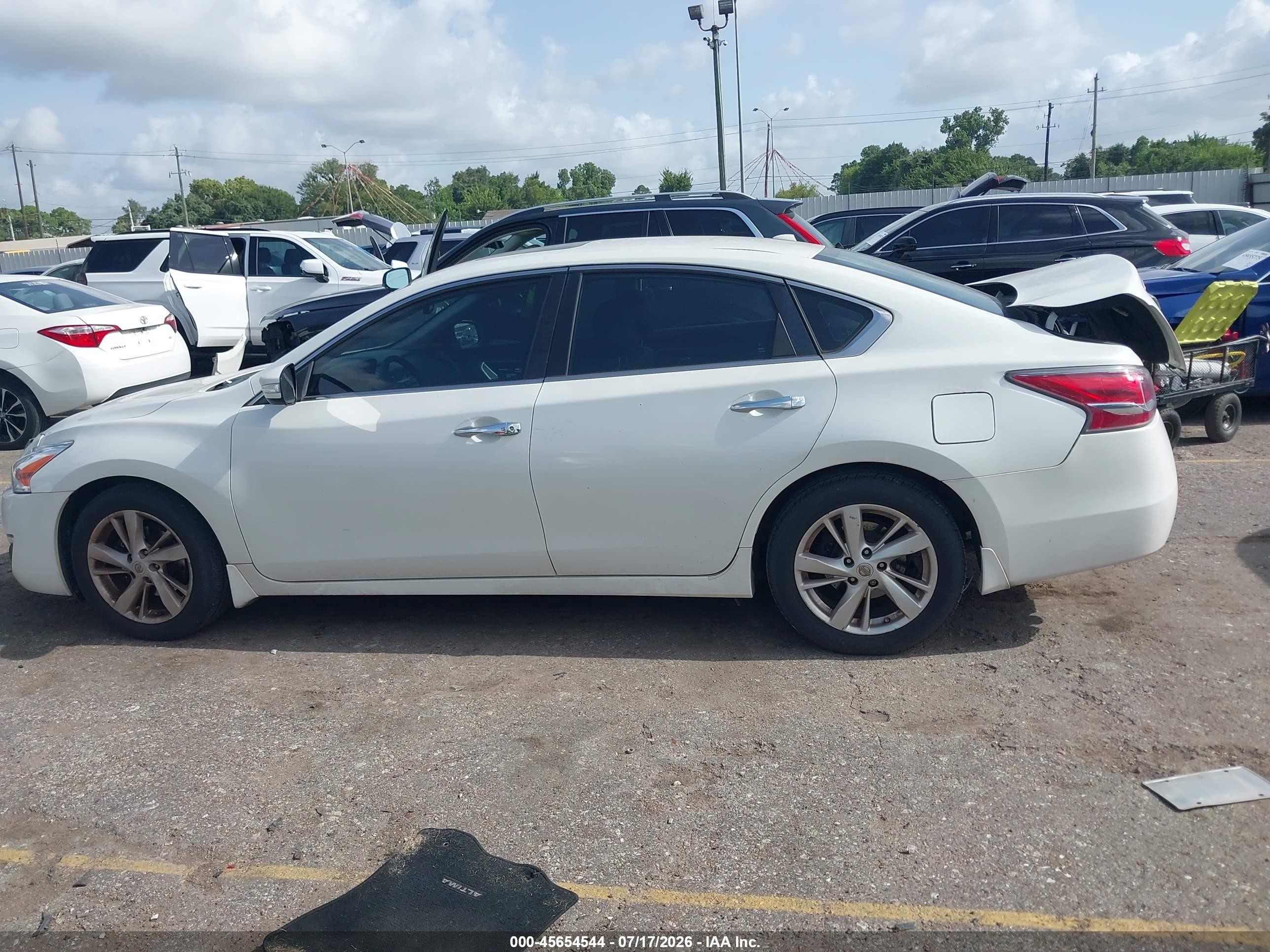 2015 Nissan Altima 2.5 Sl Белый vin: 1N4AL3AP4FN357482