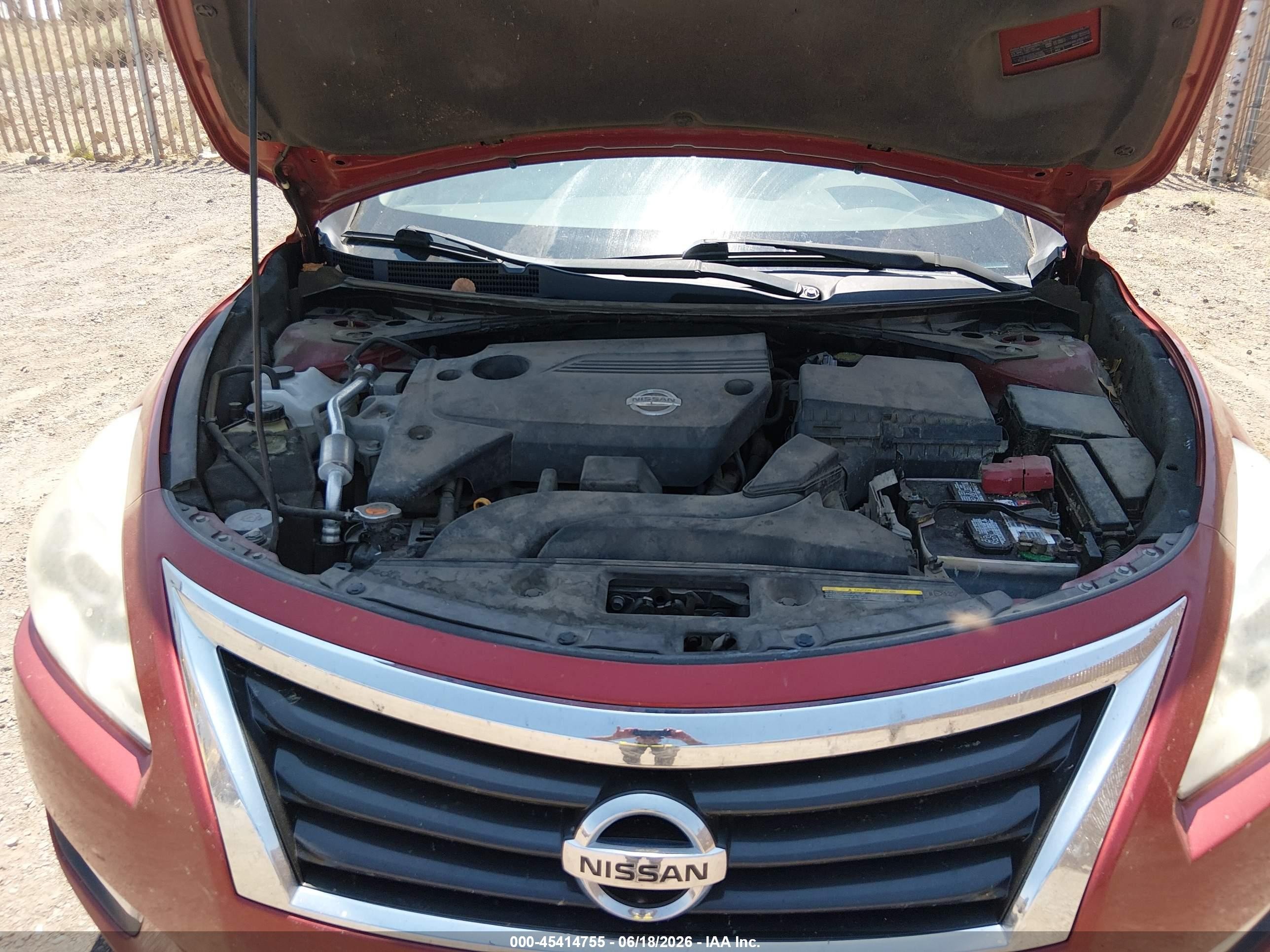 2015 Nissan Altima 2.5 S Red vin: 1N4AL3AP4FN368952