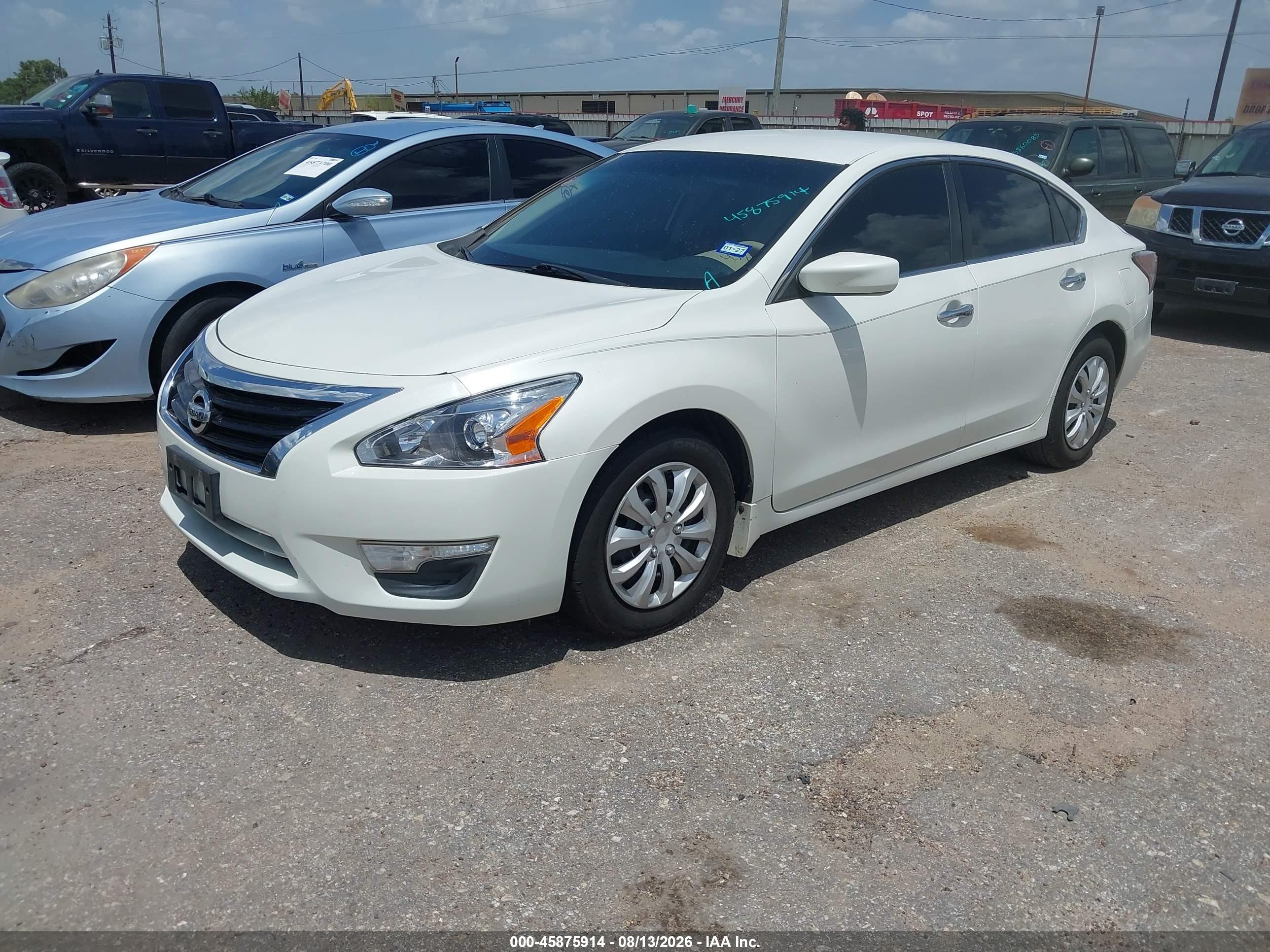 2015 Nissan Altima 2.5 S White vin: 1N4AL3AP4FN391003