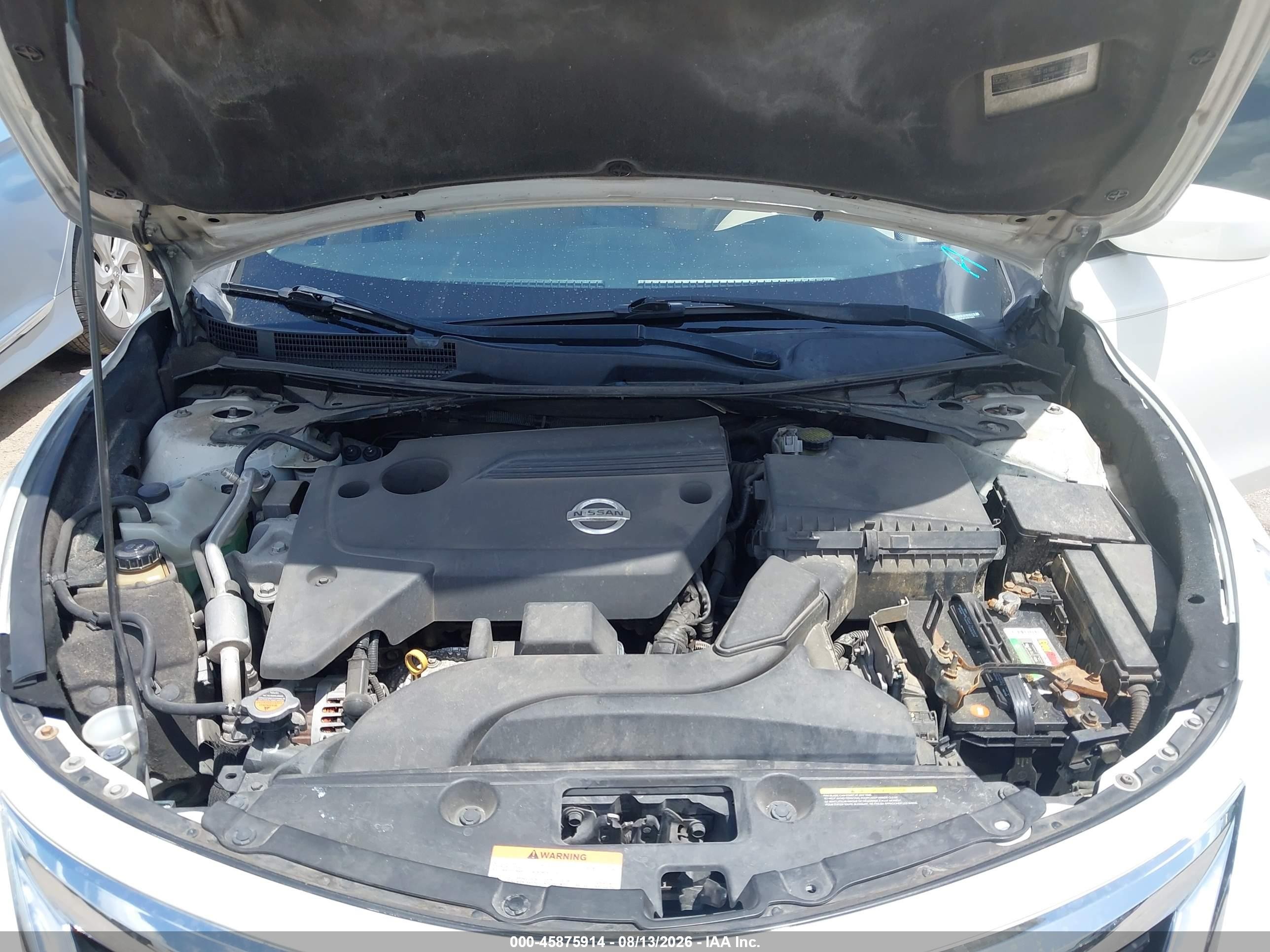 2015 Nissan Altima 2.5 S White vin: 1N4AL3AP4FN391003