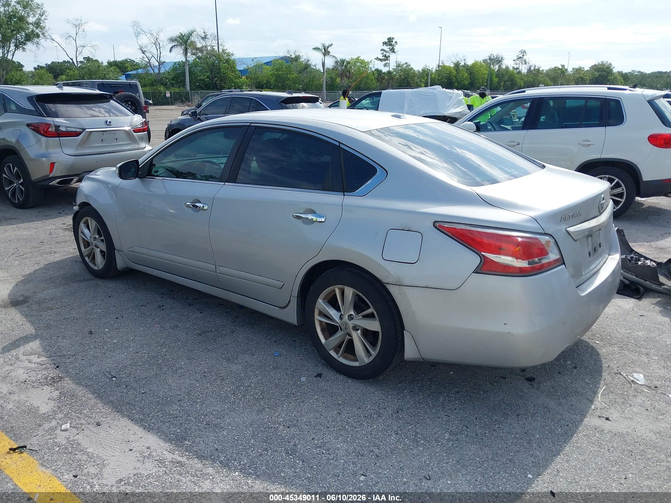 2015 Nissan Altima 2.5 Sl Silver vin: 1N4AL3AP4FN398310