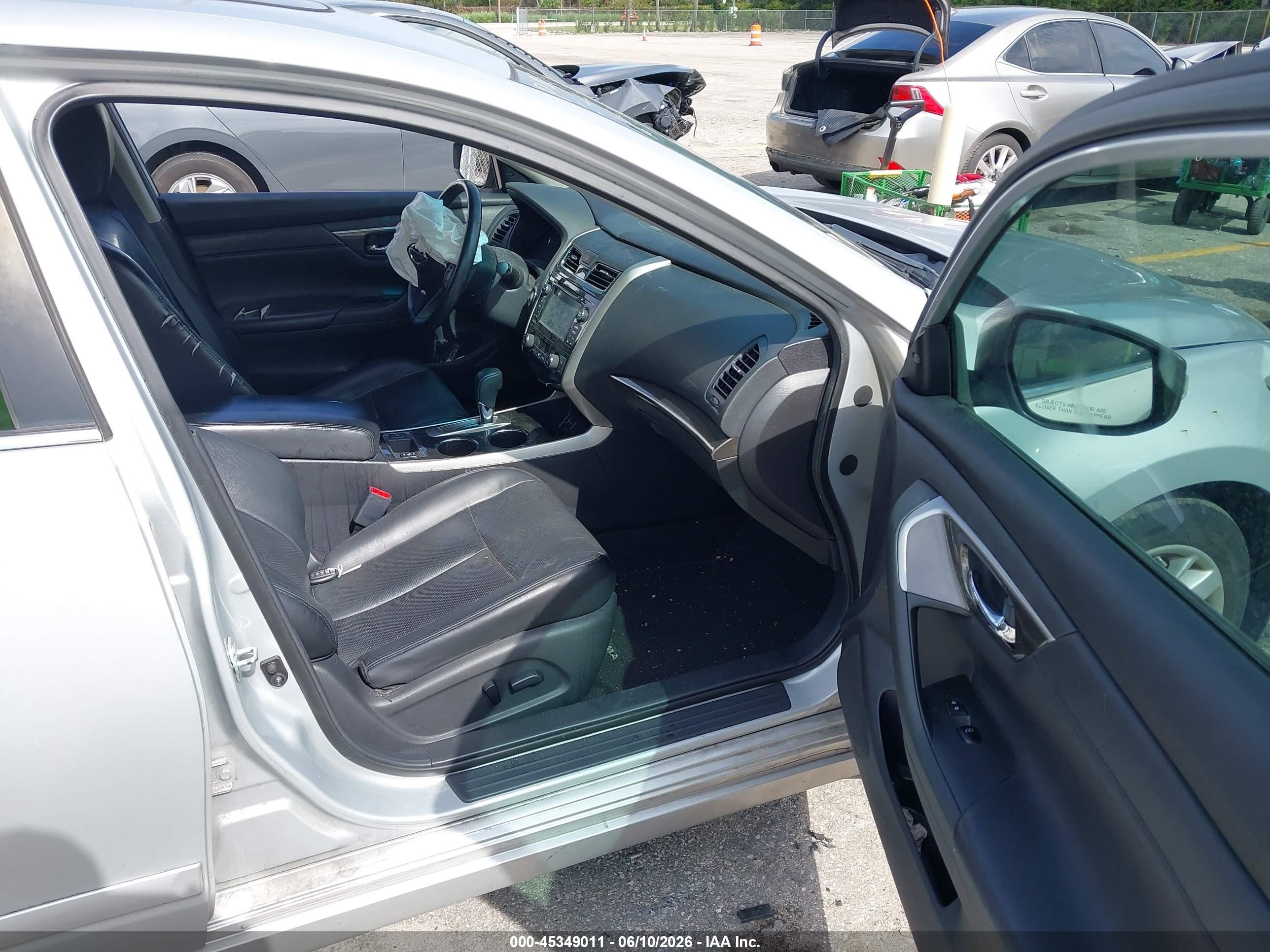 2015 Nissan Altima 2.5 Sl Silver vin: 1N4AL3AP4FN398310