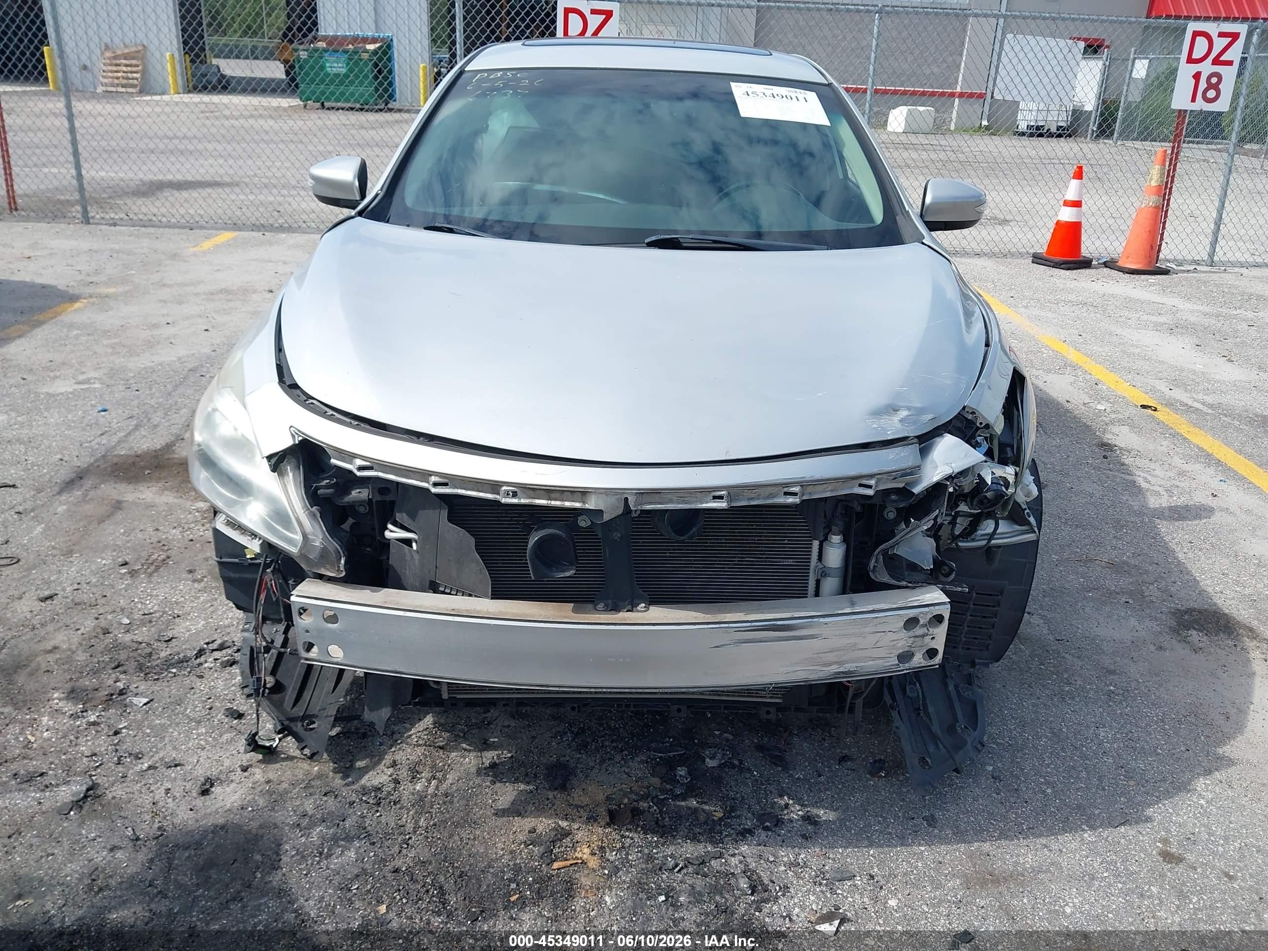 2015 Nissan Altima 2.5 Sl Silver vin: 1N4AL3AP4FN398310