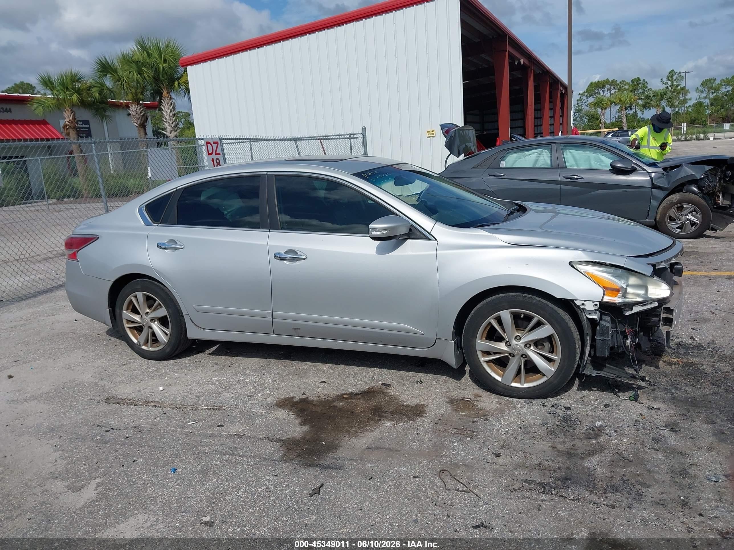 2015 Nissan Altima 2.5 Sl Silver vin: 1N4AL3AP4FN398310
