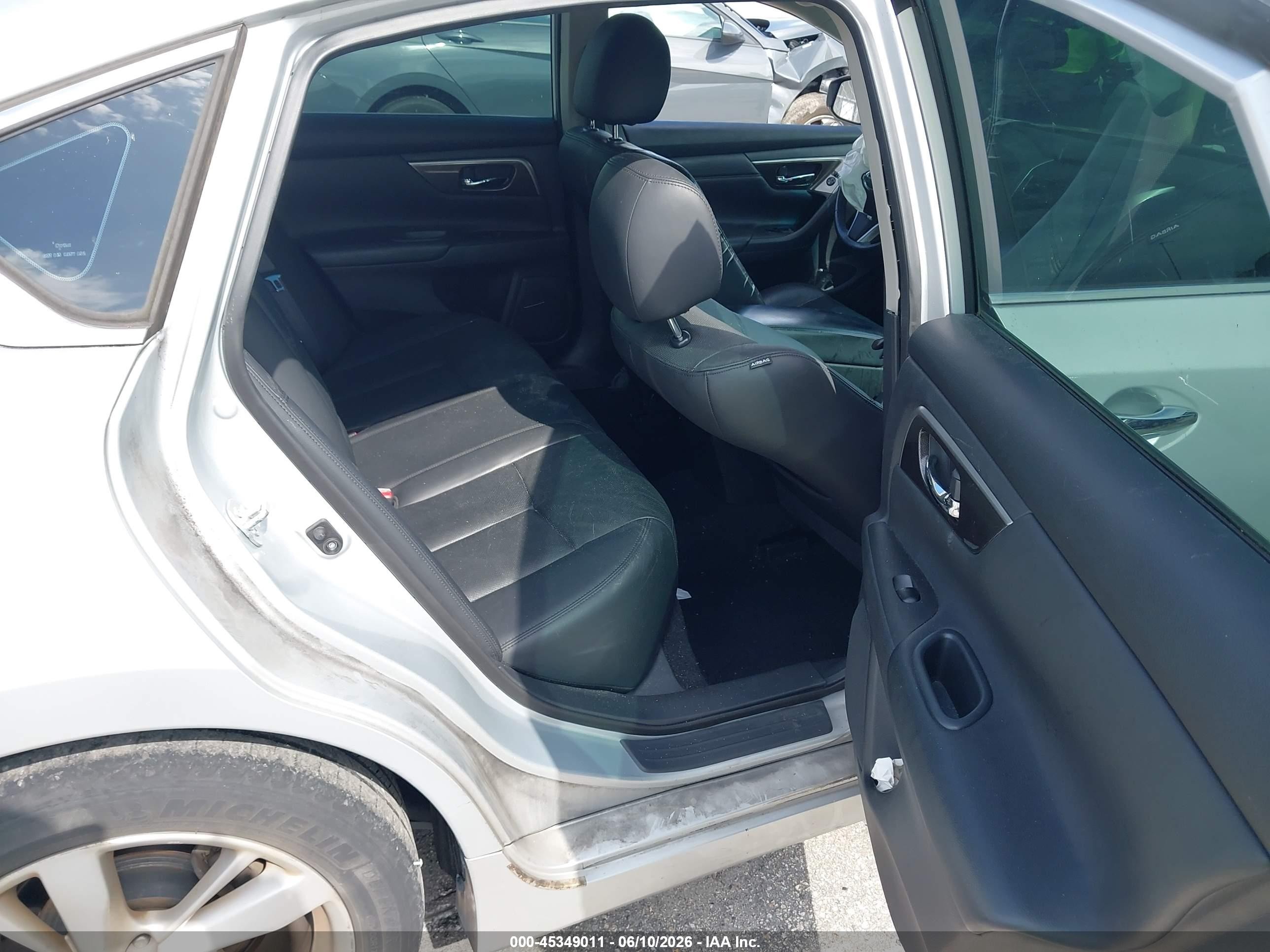 2015 Nissan Altima 2.5 Sl Silver vin: 1N4AL3AP4FN398310