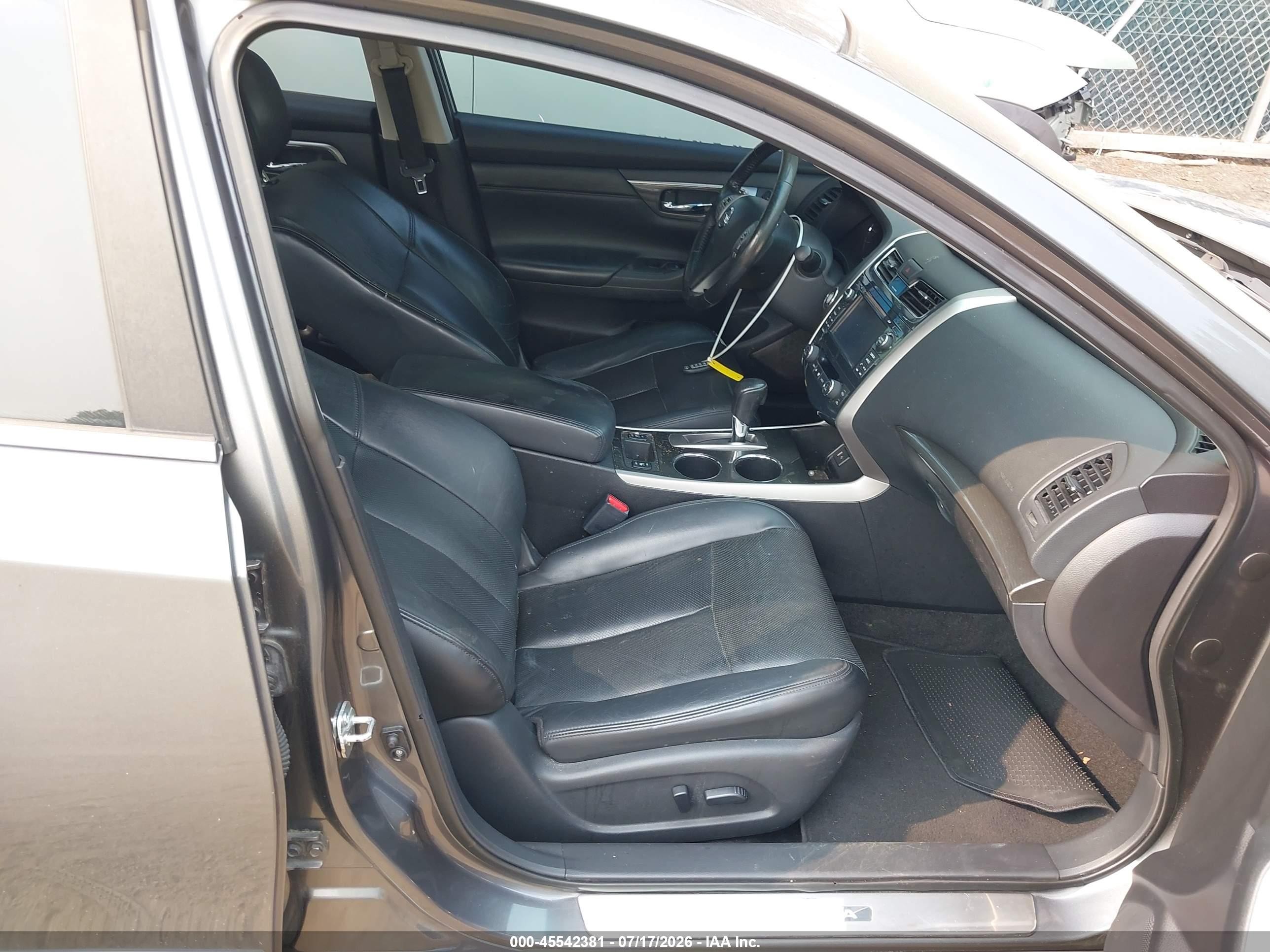 2015 Nissan Altima 2.5 Sl Gray vin: 1N4AL3AP4FN864916