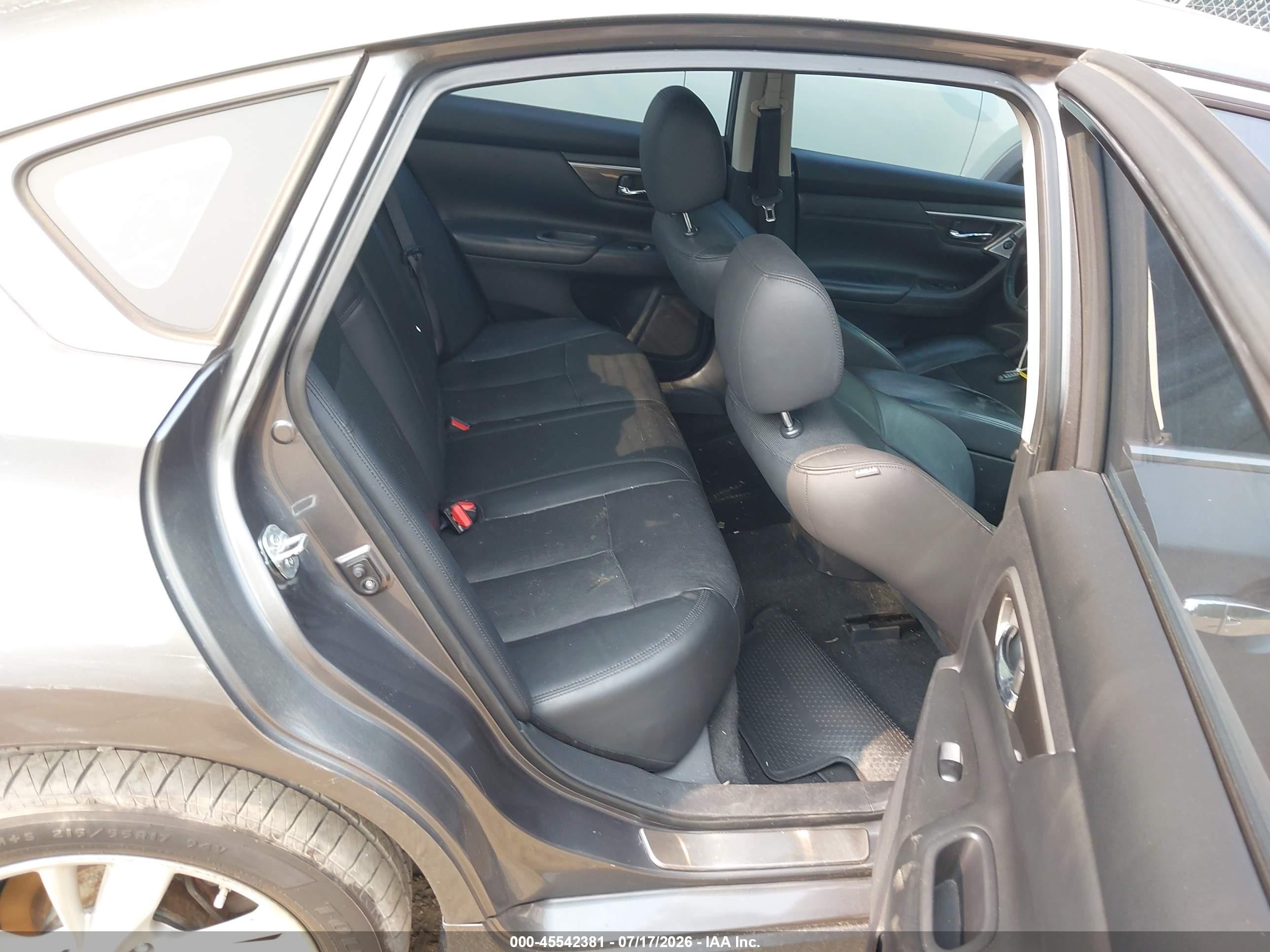 2015 Nissan Altima 2.5 Sl Gray vin: 1N4AL3AP4FN864916