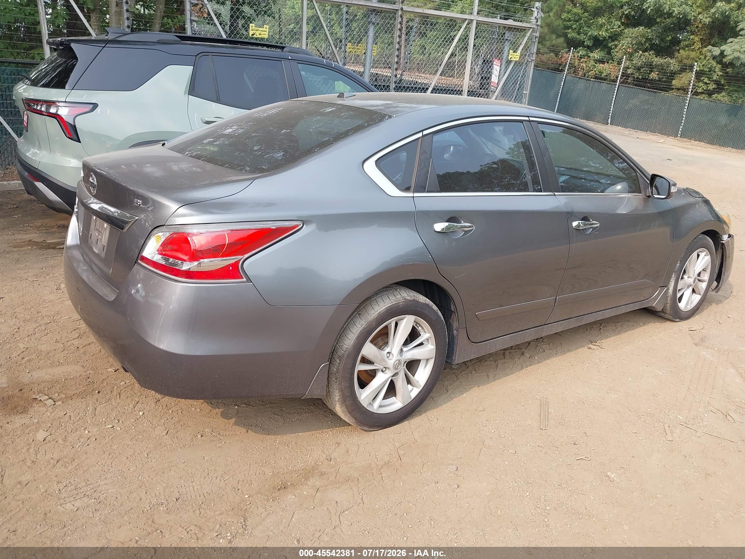 2015 Nissan Altima 2.5 Sl Gray vin: 1N4AL3AP4FN864916