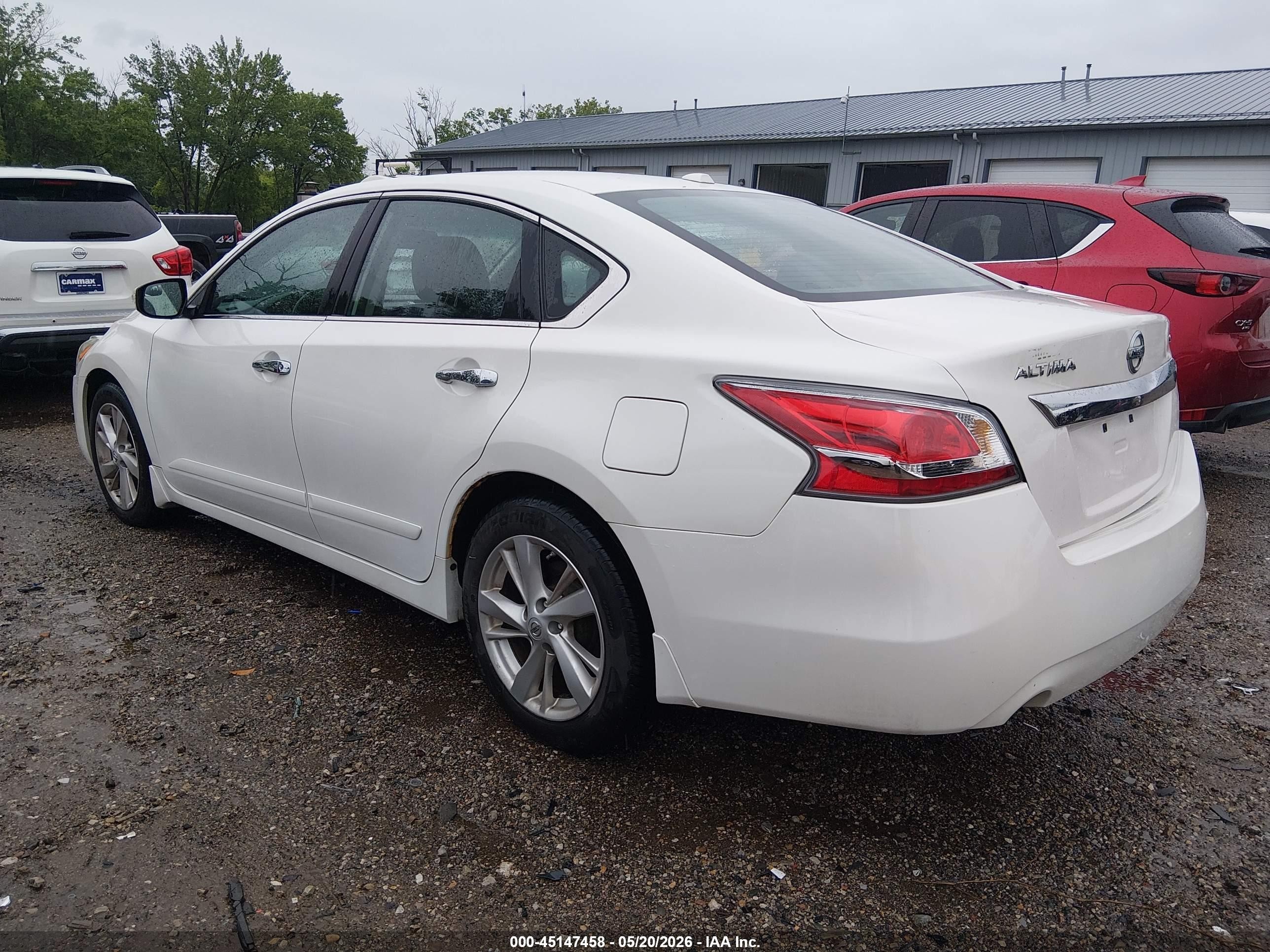 2015 Nissan Altima 2.5 Sl White vin: 1N4AL3AP4FN872630