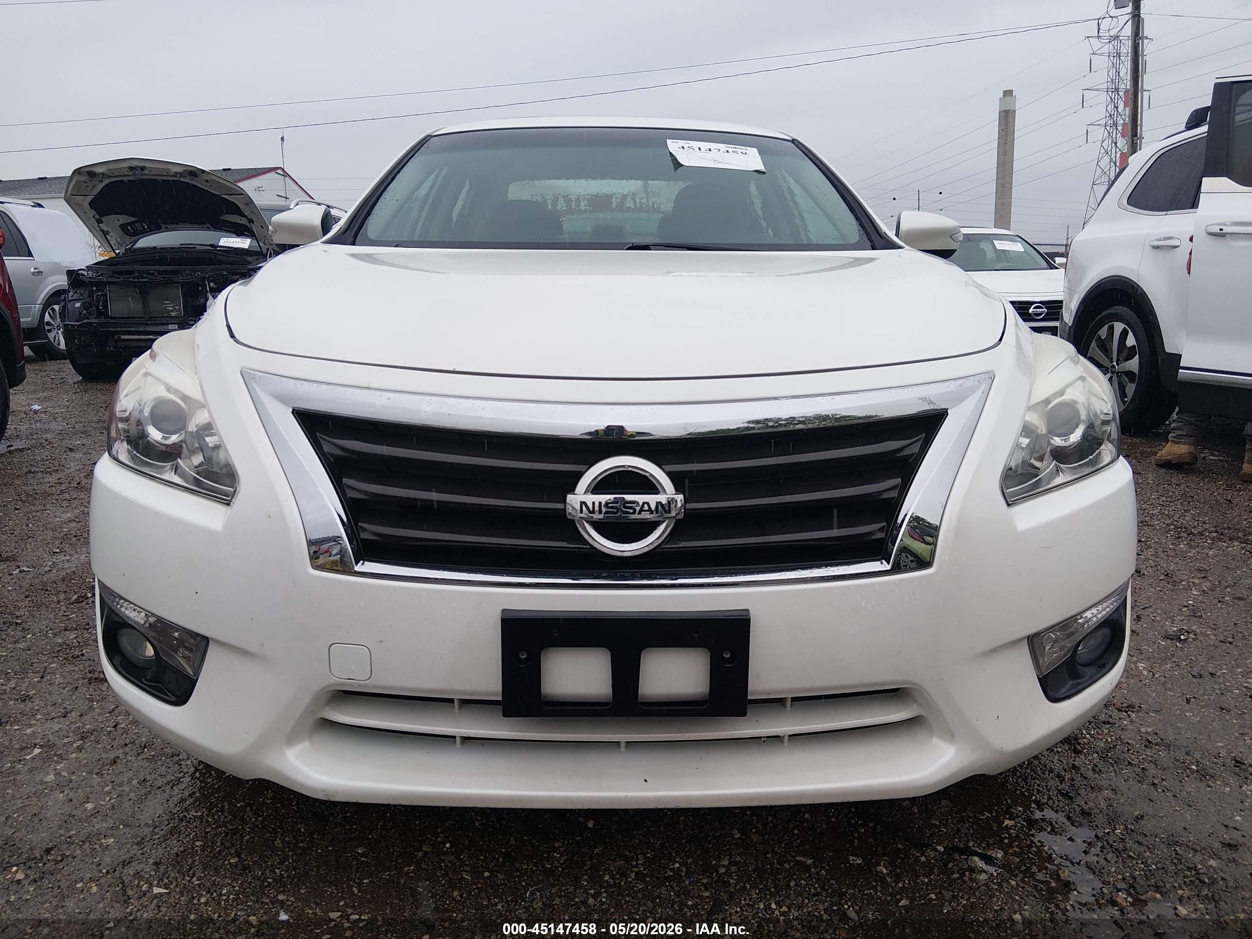 2015 Nissan Altima 2.5 Sl White vin: 1N4AL3AP4FN872630