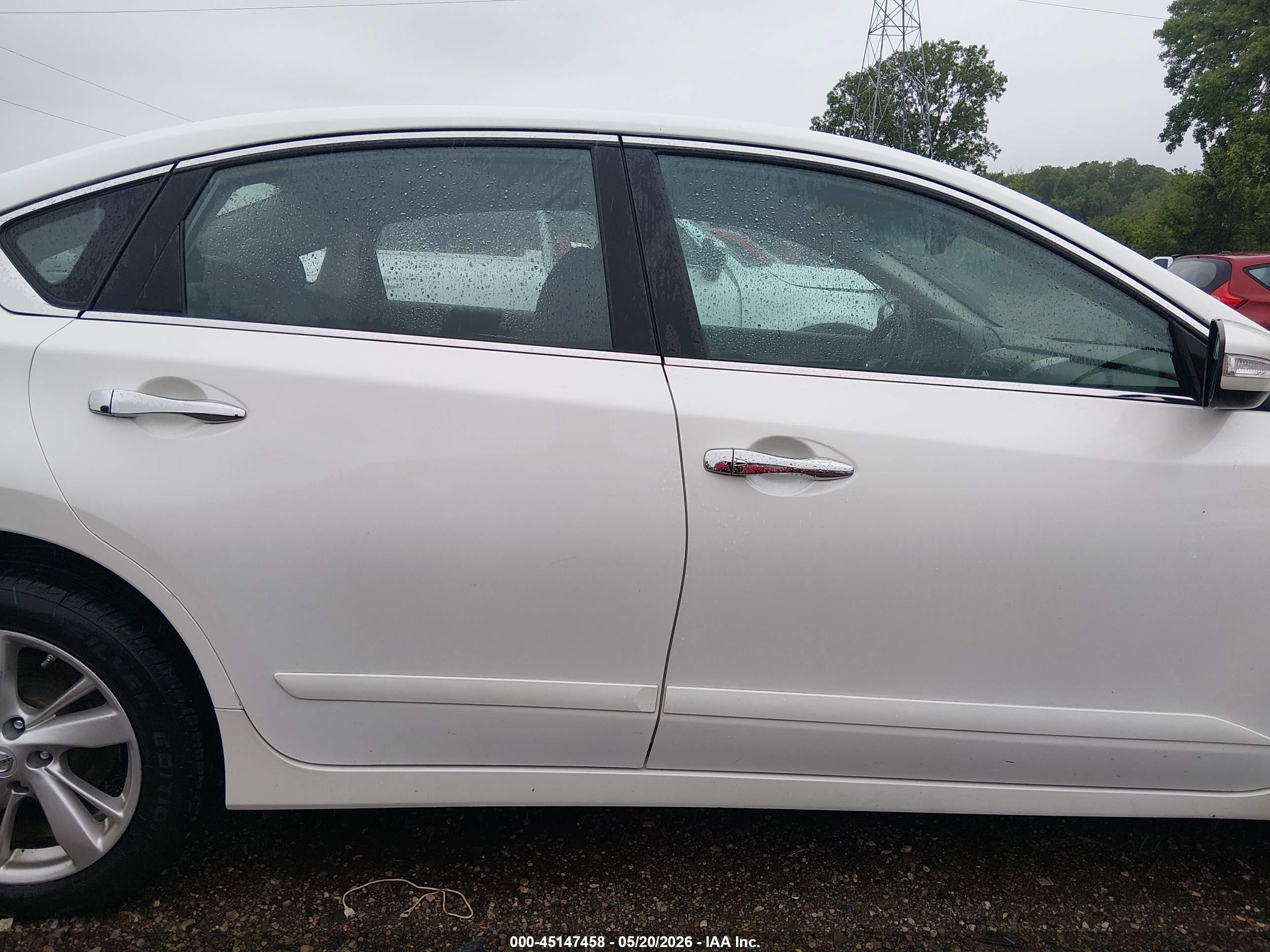2015 Nissan Altima 2.5 Sl White vin: 1N4AL3AP4FN872630