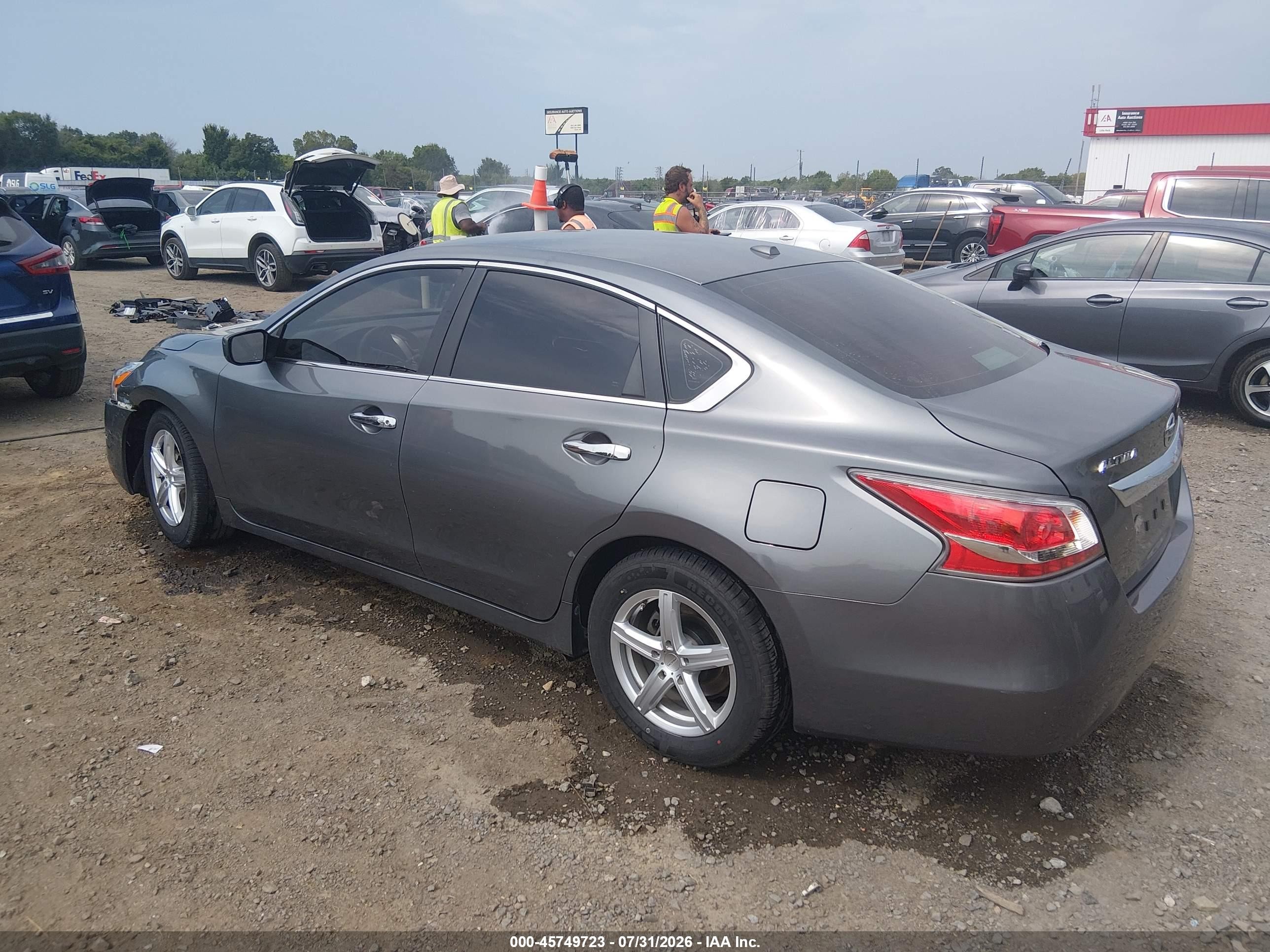 2015 Nissan Altima 2.5/2.5 S/2.5 Sl/2.5 Sv Gray vin: 1N4AL3AP4FN873390