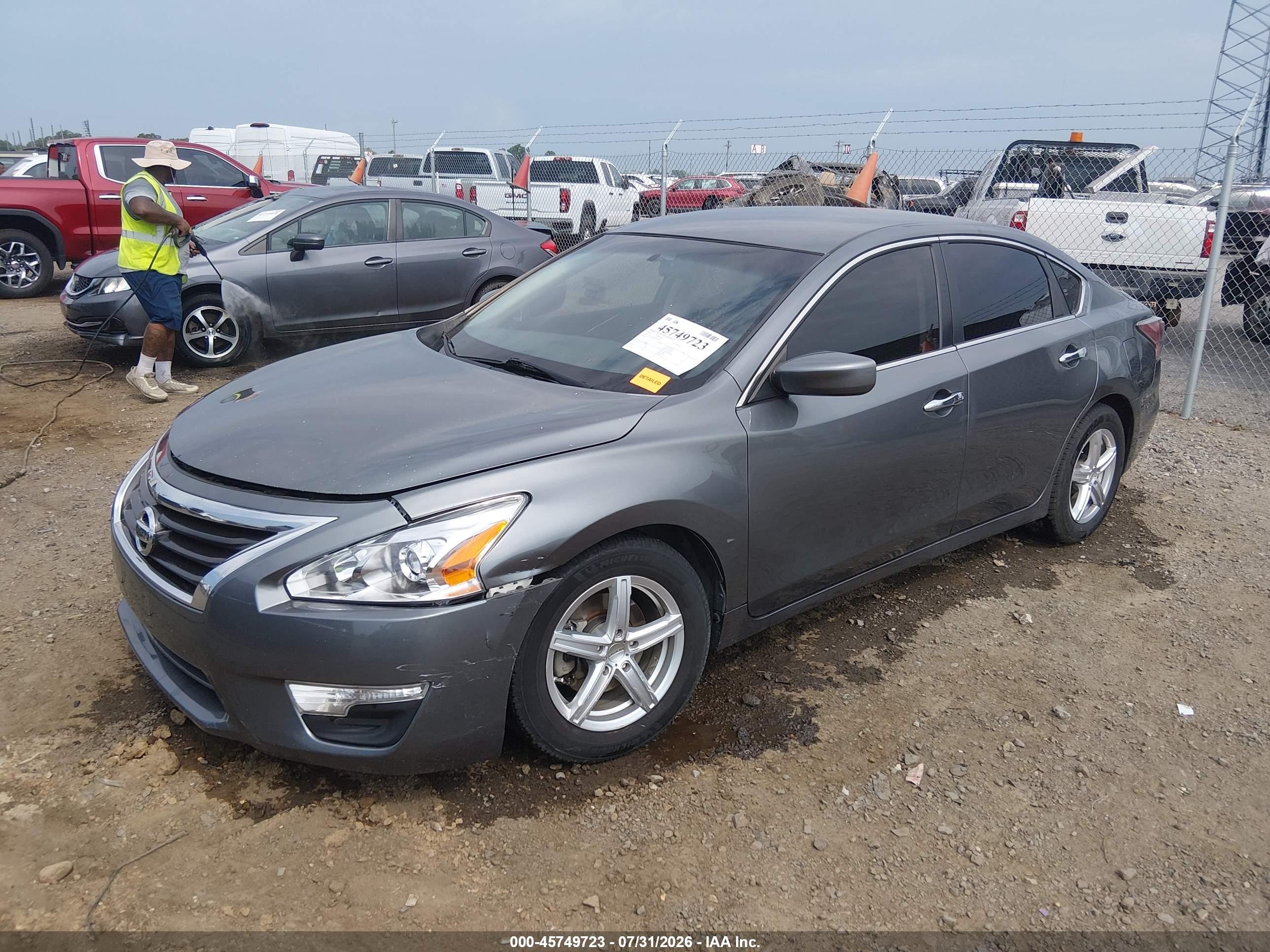 2015 Nissan Altima 2.5/2.5 S/2.5 Sl/2.5 Sv Gray vin: 1N4AL3AP4FN873390