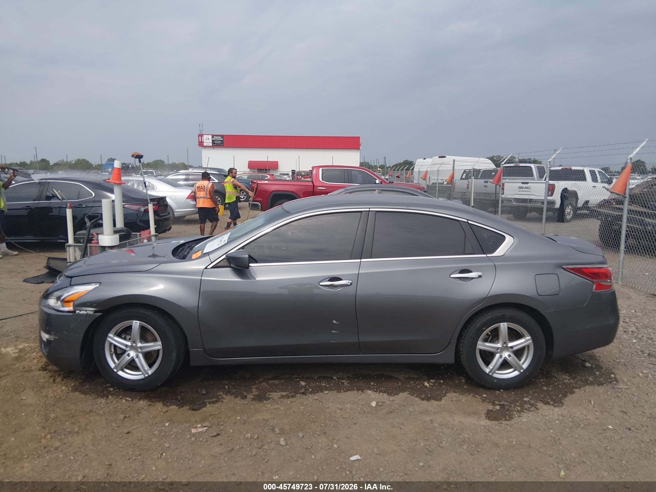 2015 Nissan Altima 2.5/2.5 S/2.5 Sl/2.5 Sv Gray vin: 1N4AL3AP4FN873390