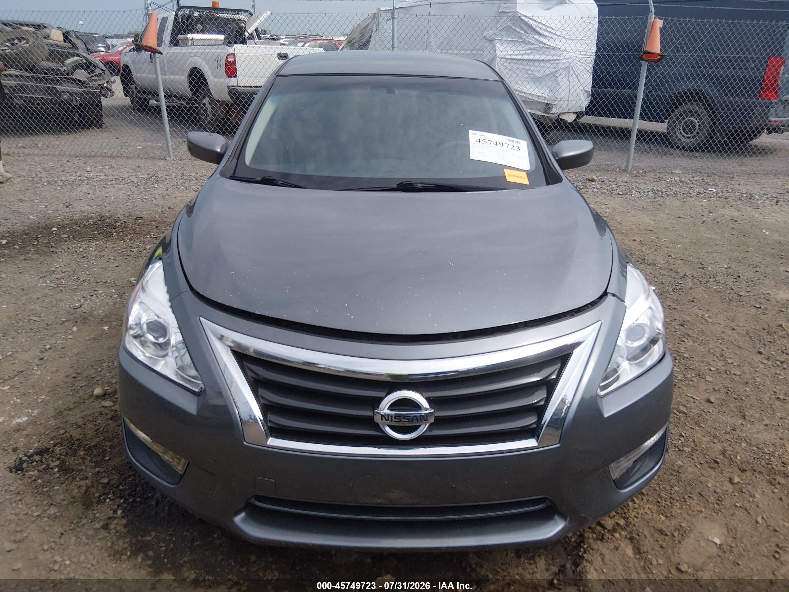 2015 Nissan Altima 2.5/2.5 S/2.5 Sl/2.5 Sv Gray vin: 1N4AL3AP4FN873390